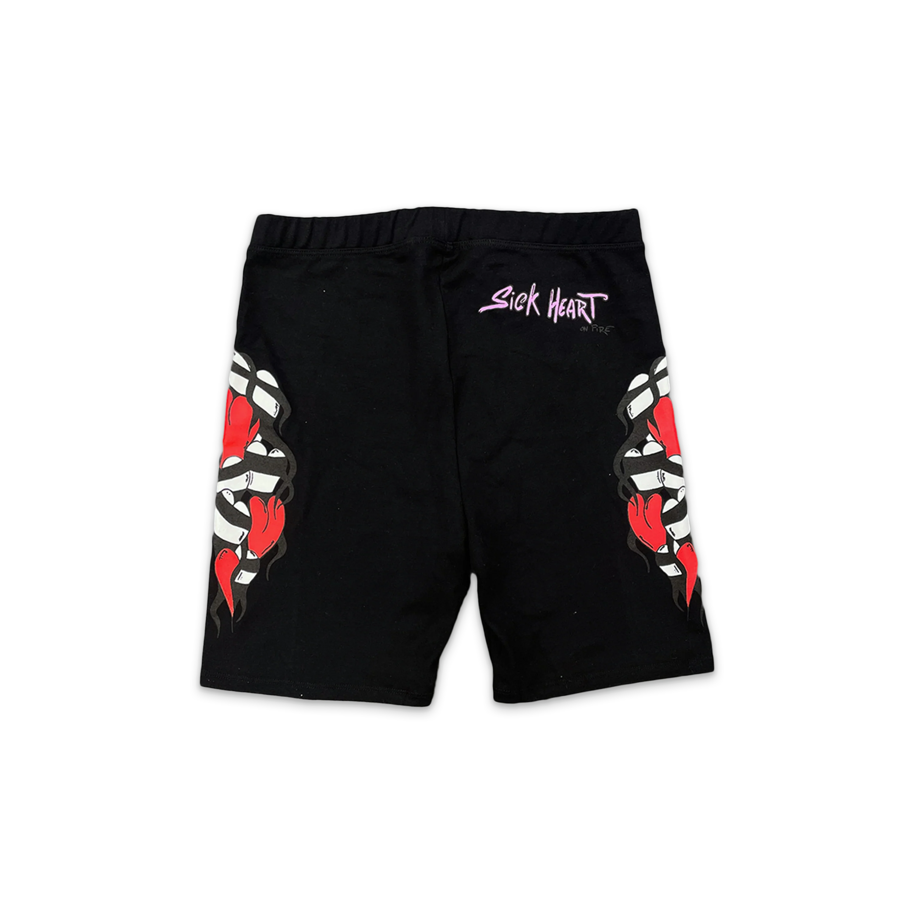Matty Boy Biker Shorts "Sick Heart Of Fire" - Image 2