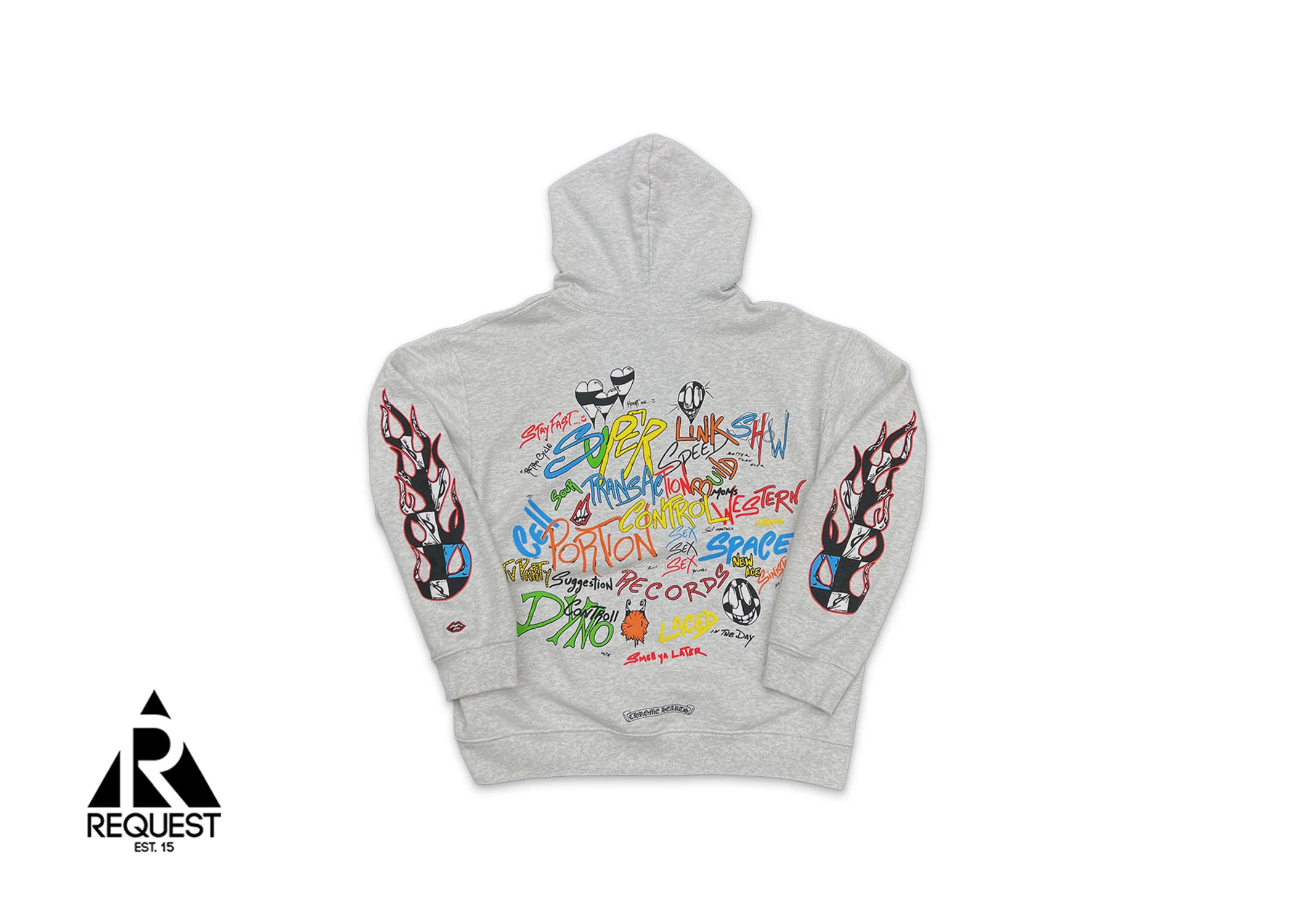 Matty Boy Brain Hoodie "Heather Grey" - Image 2