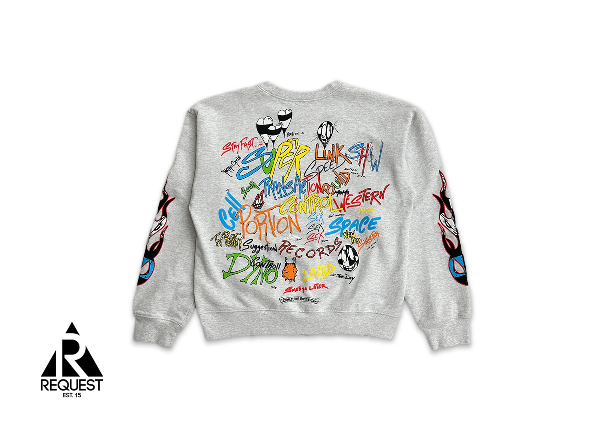 Matty Boy Brain Sweatshirt "Heather Grey" - Image 2
