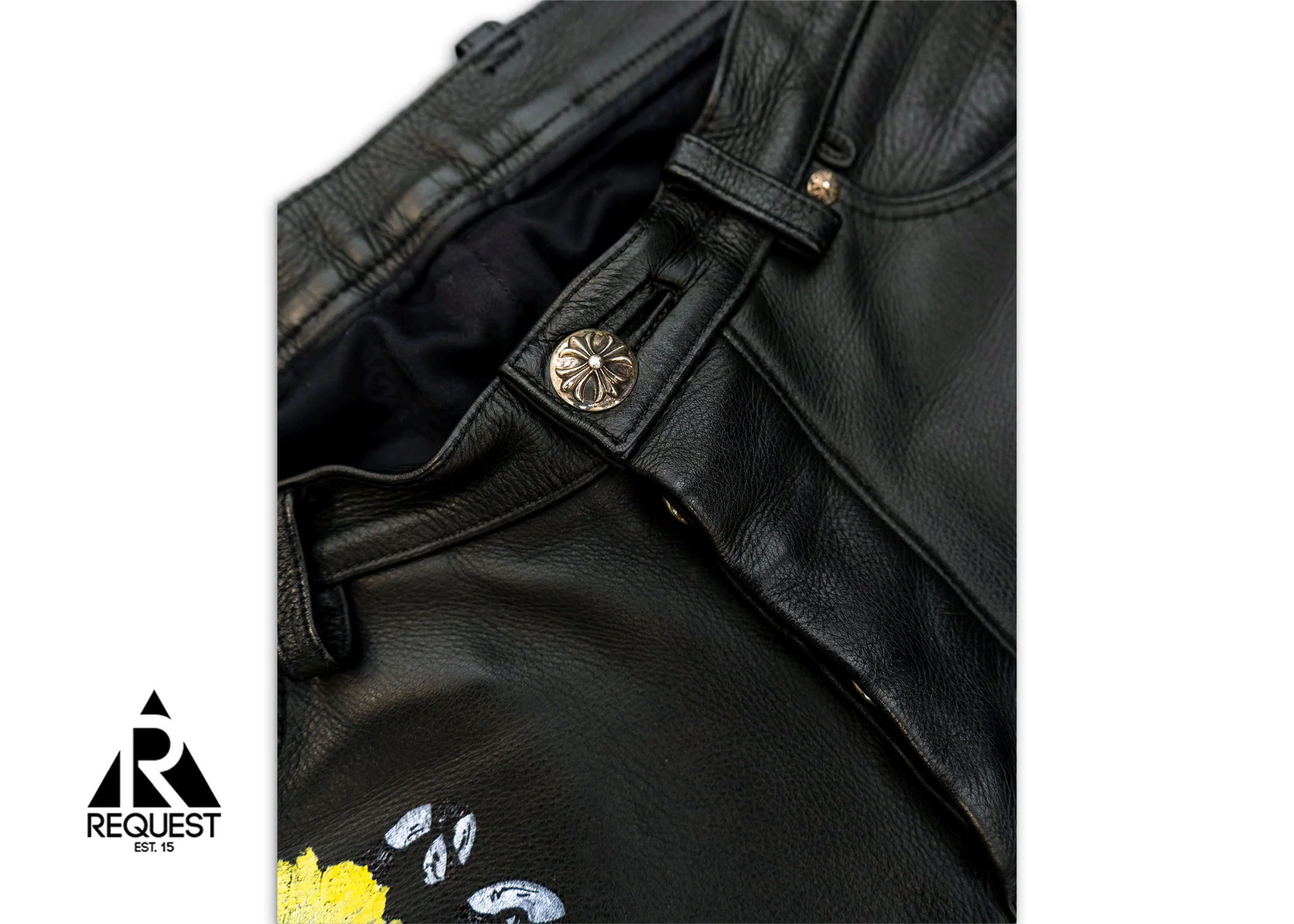 Matty Boy Leather Jeans 1 of 1 - Image 3