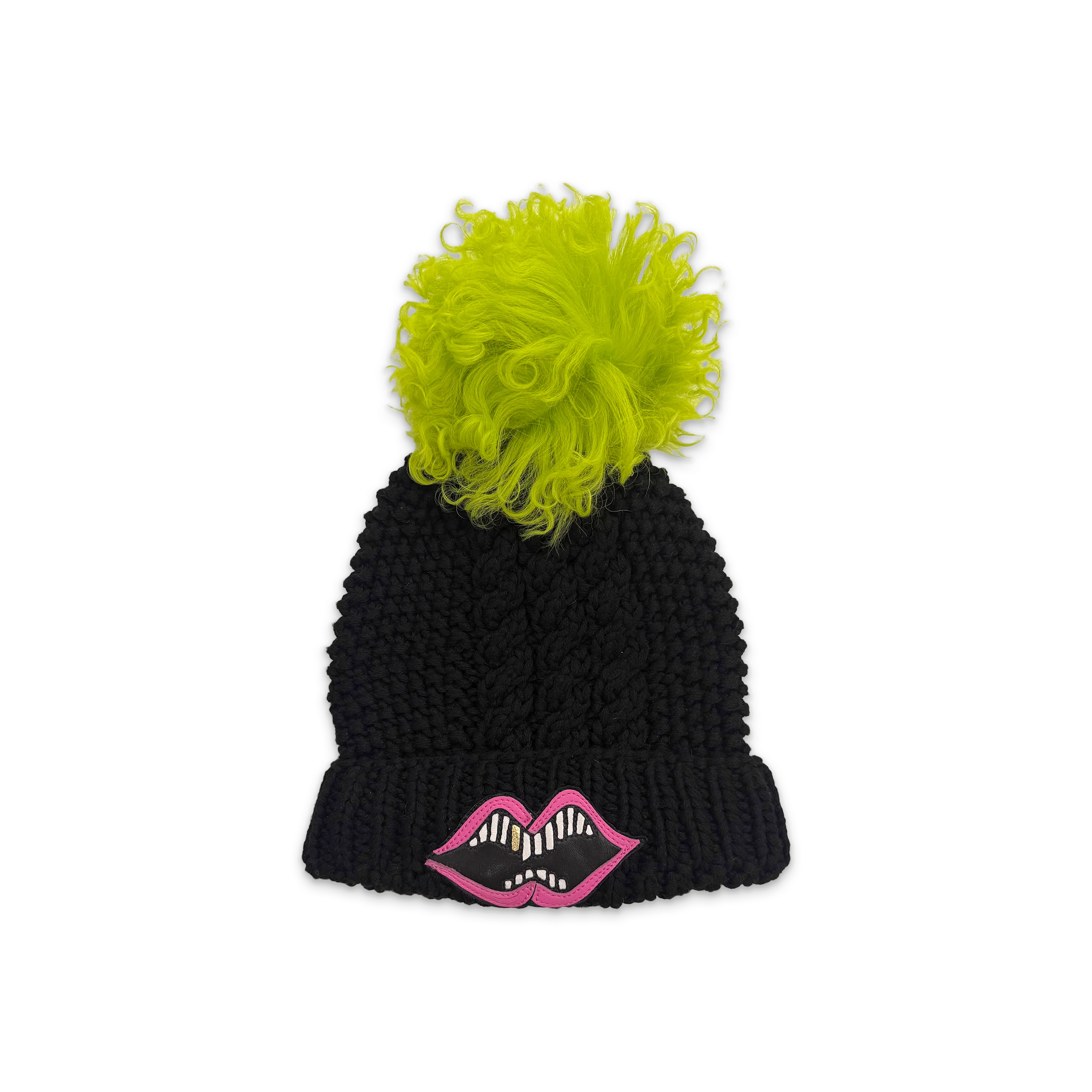 Matty Boy Pom Beanie "Black"