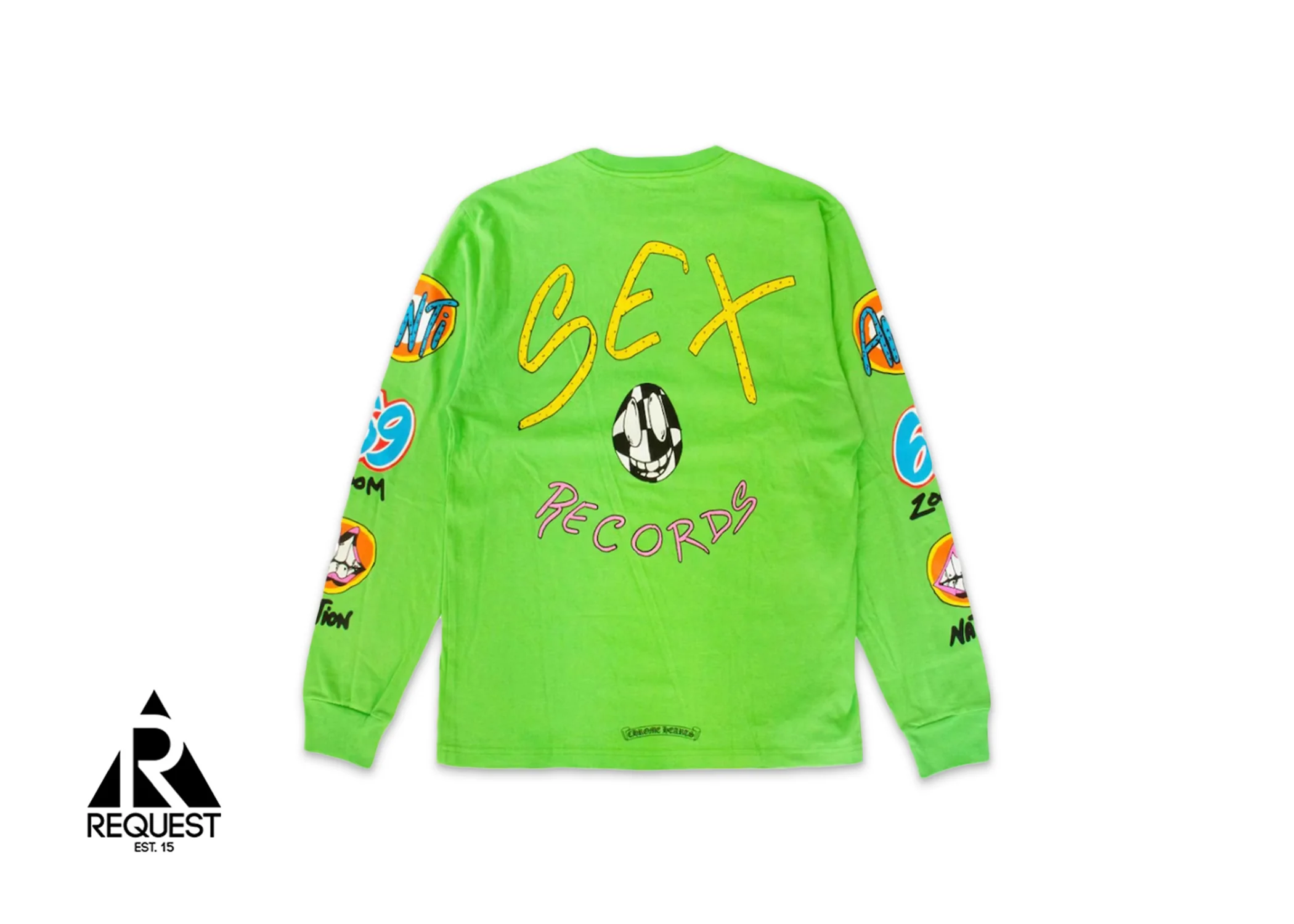 Matty Boy Sex Records Tee L/S "Green" - Image 2