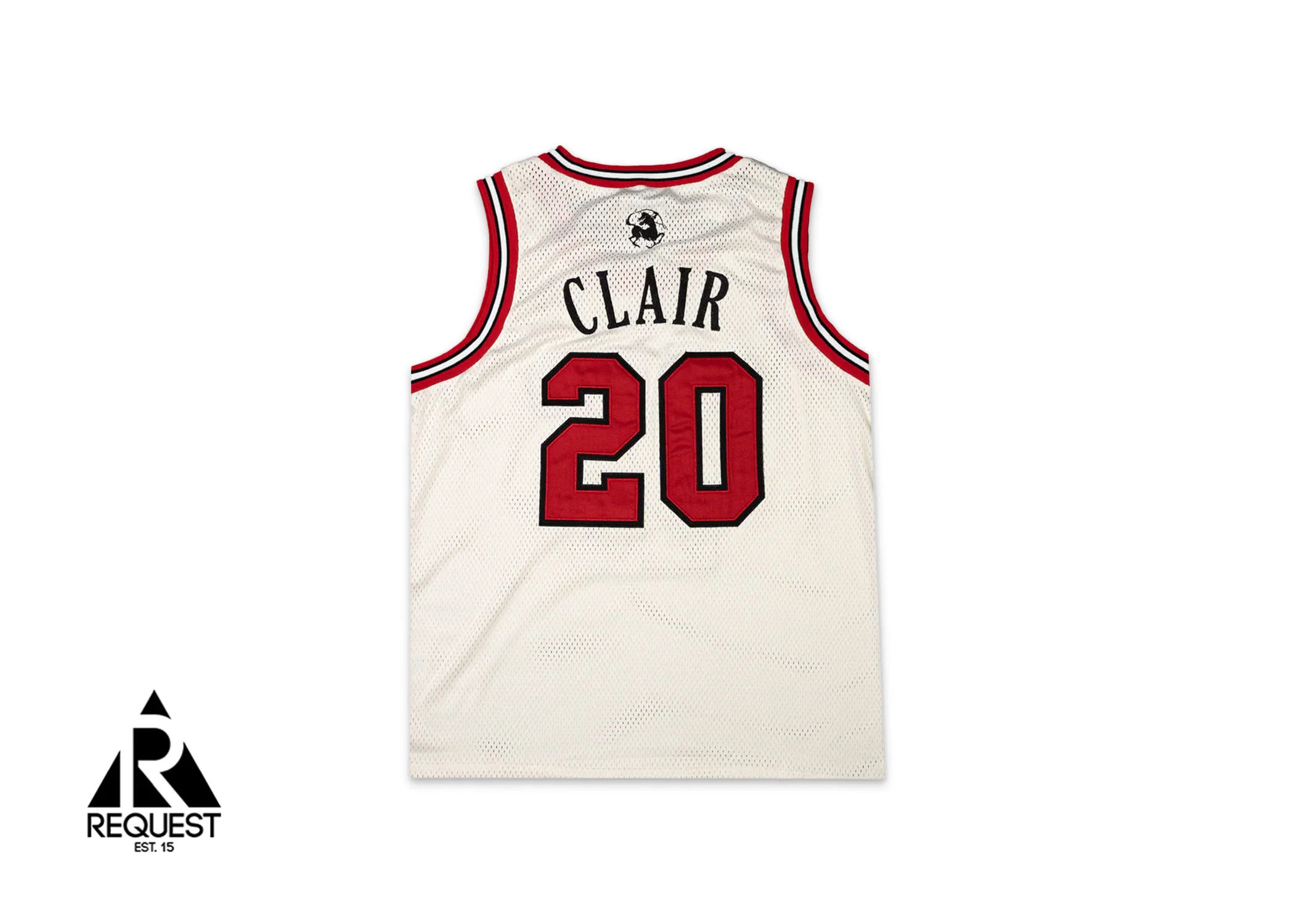 Mesh Basketball Jersey "Cream" - Image 2