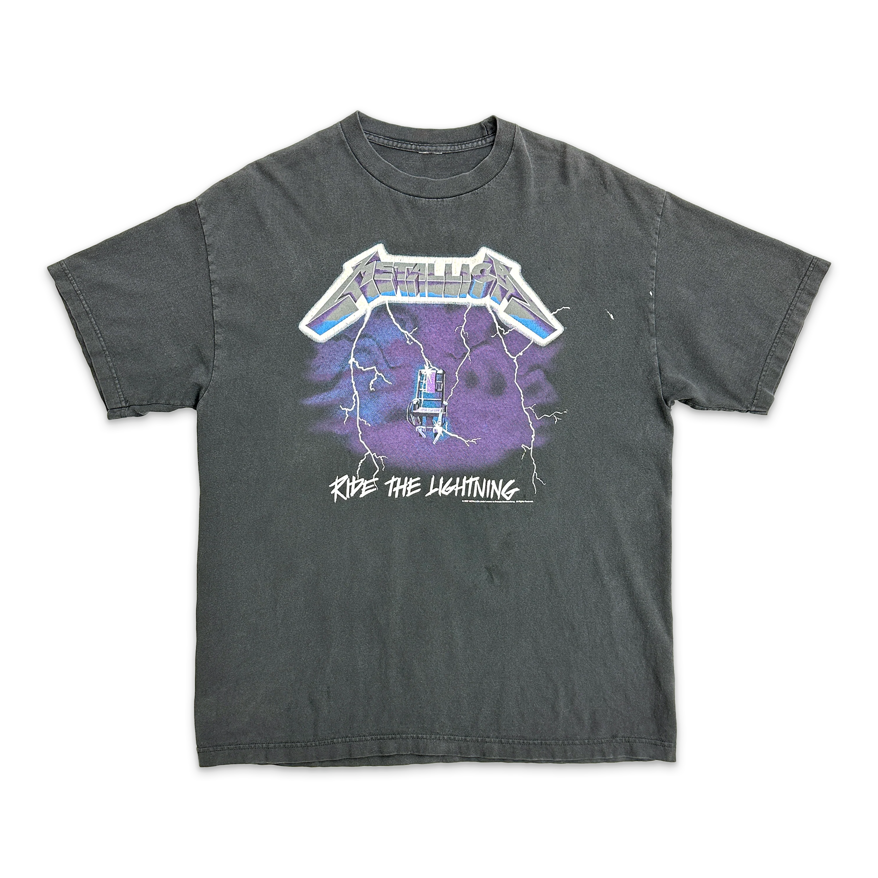 Metallica Ride The Lightning Tee 2007 "Black"
