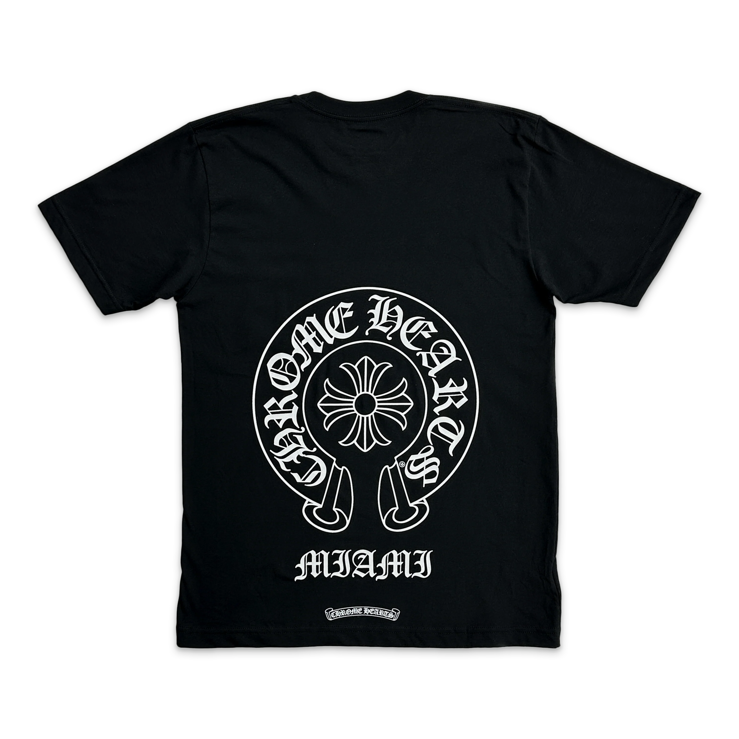 Miami Horseshoe Pocket Tee "Black" - Image 2