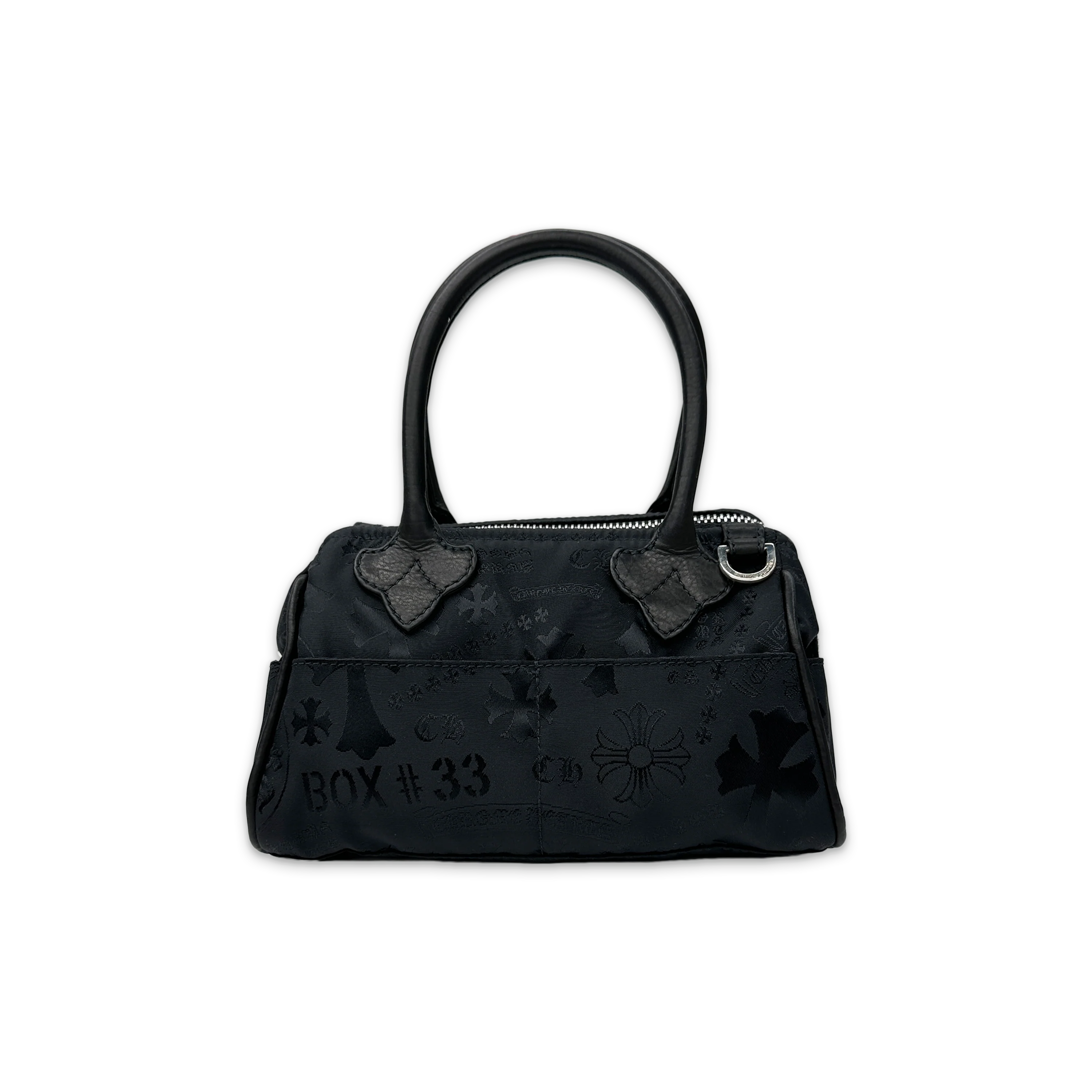 Mochita Leather Handle Bag "Black Nylon" - Image 2
