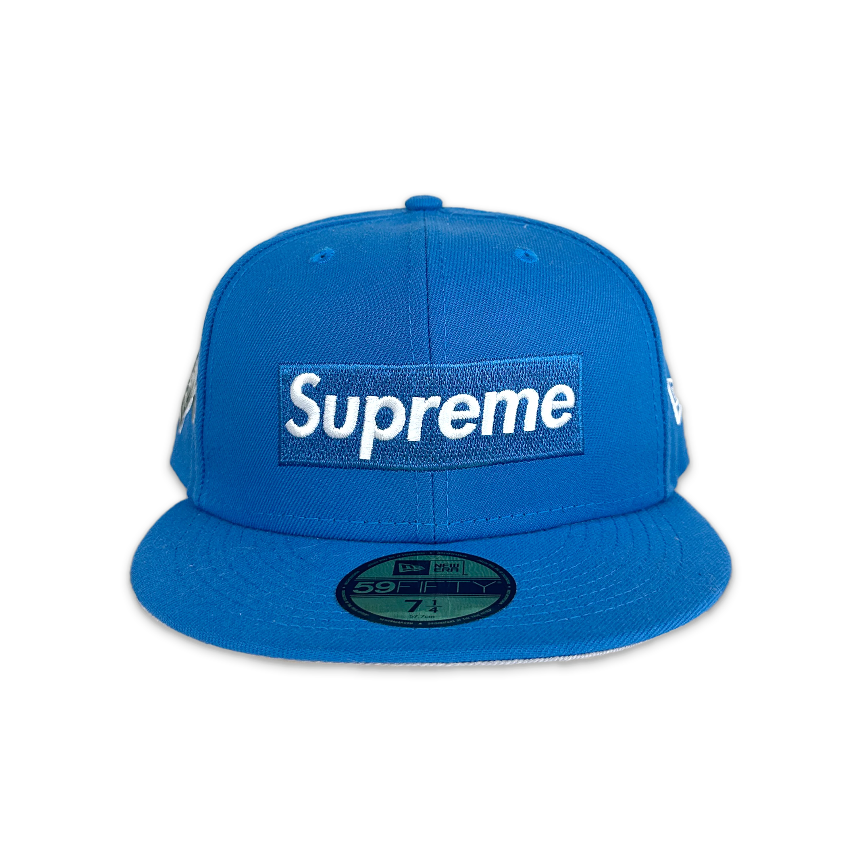 Money Box Logo Fitted Hat "Light Blue"