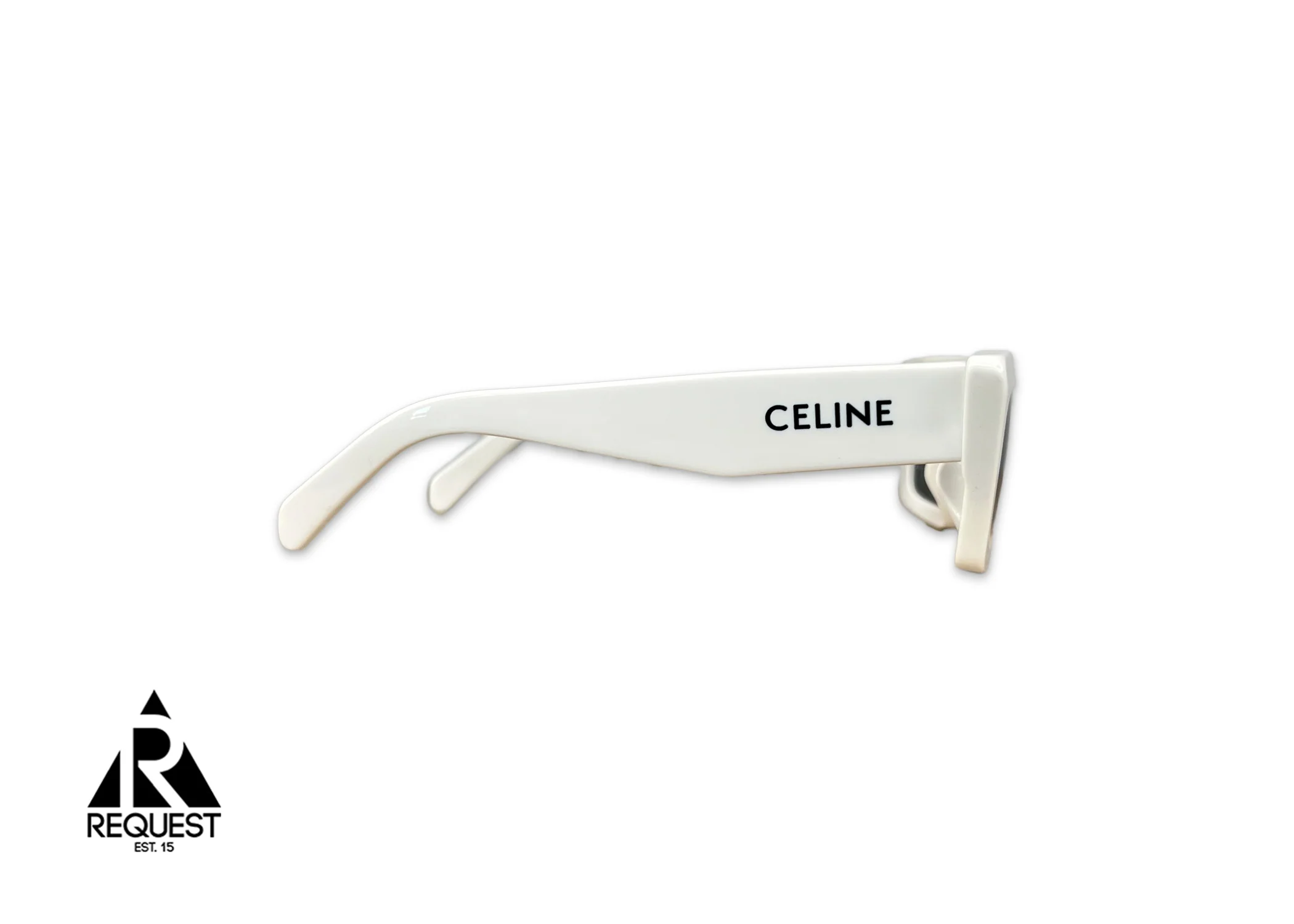 Monochrome Acetate Sunglasses "White" - Image 2