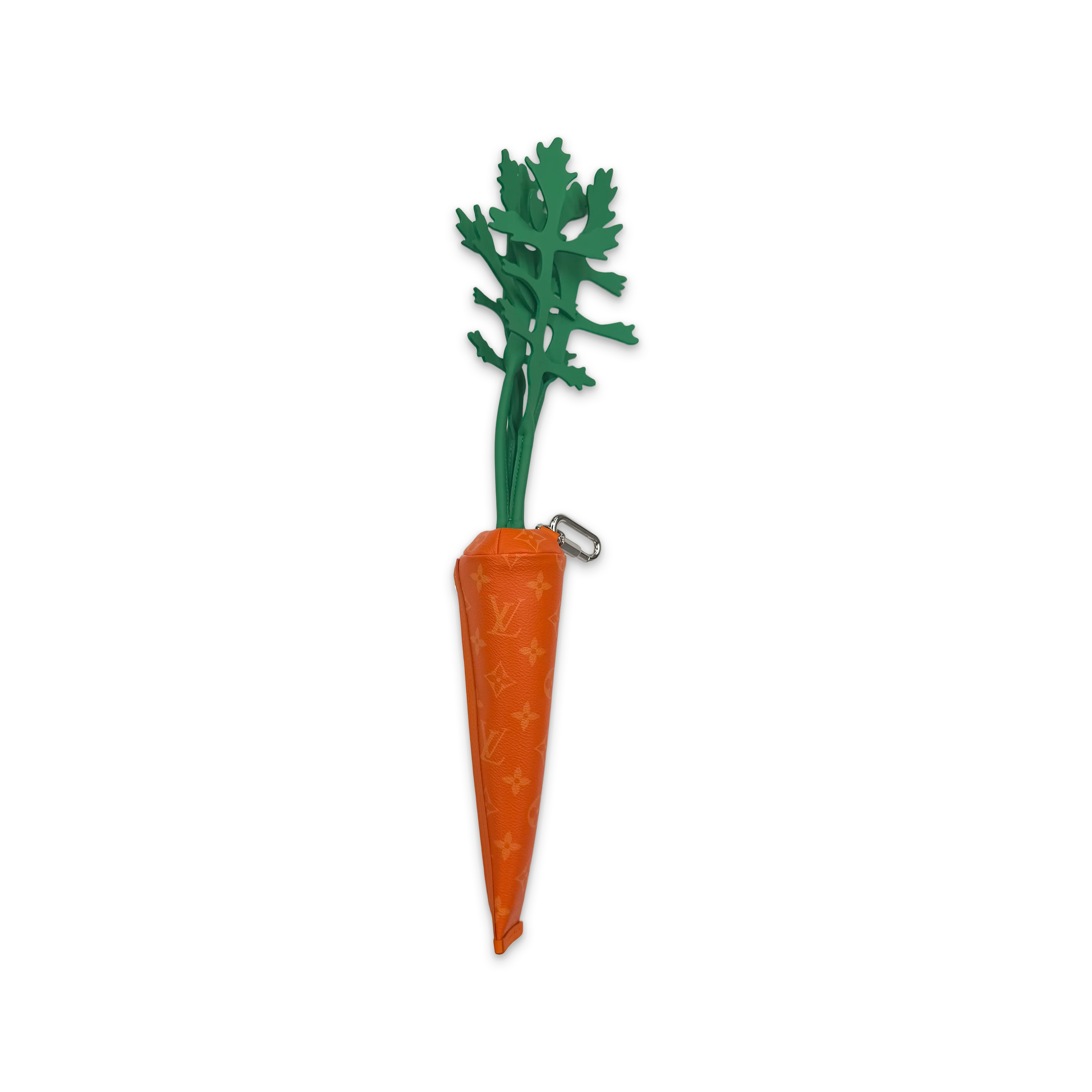Monogram Carrot Bag Zipper Charm