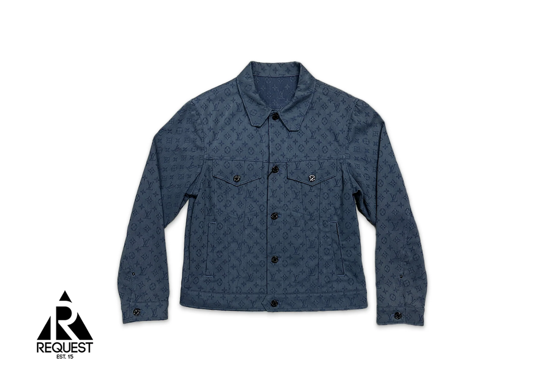 Monogram Denim Jacket "Blue"