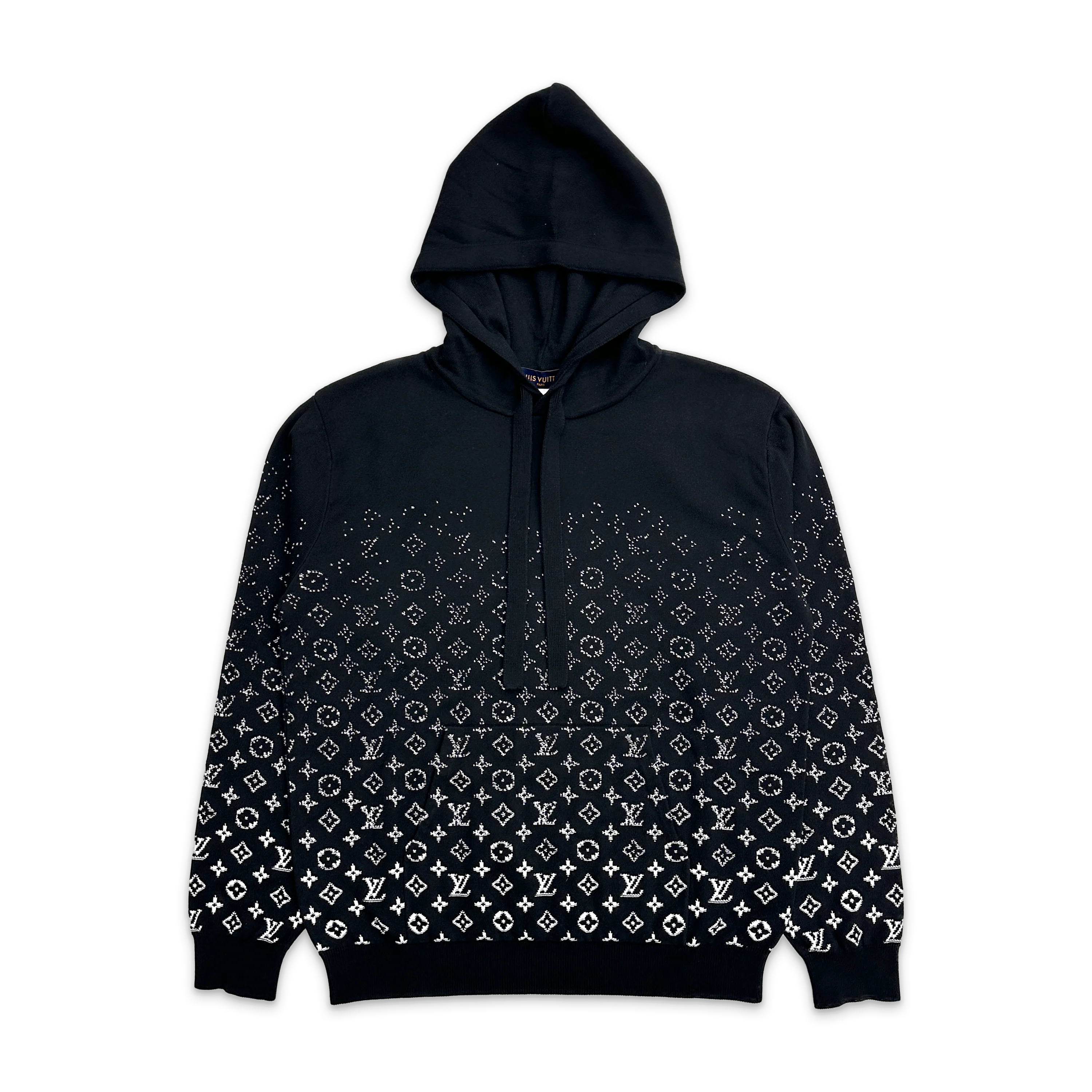 Monogram Gradient Hoodie "Black"