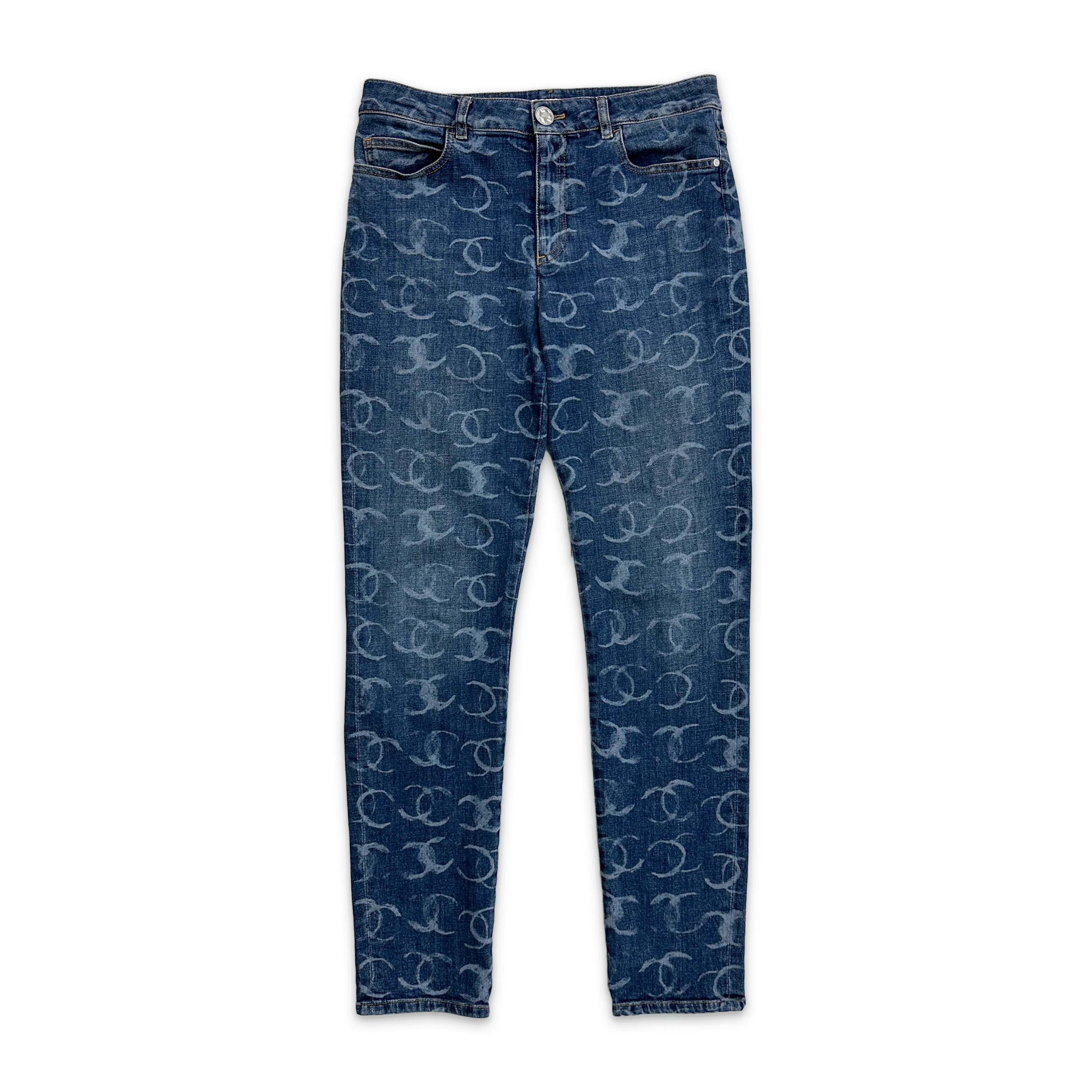 Monogram Jeans "Blue"