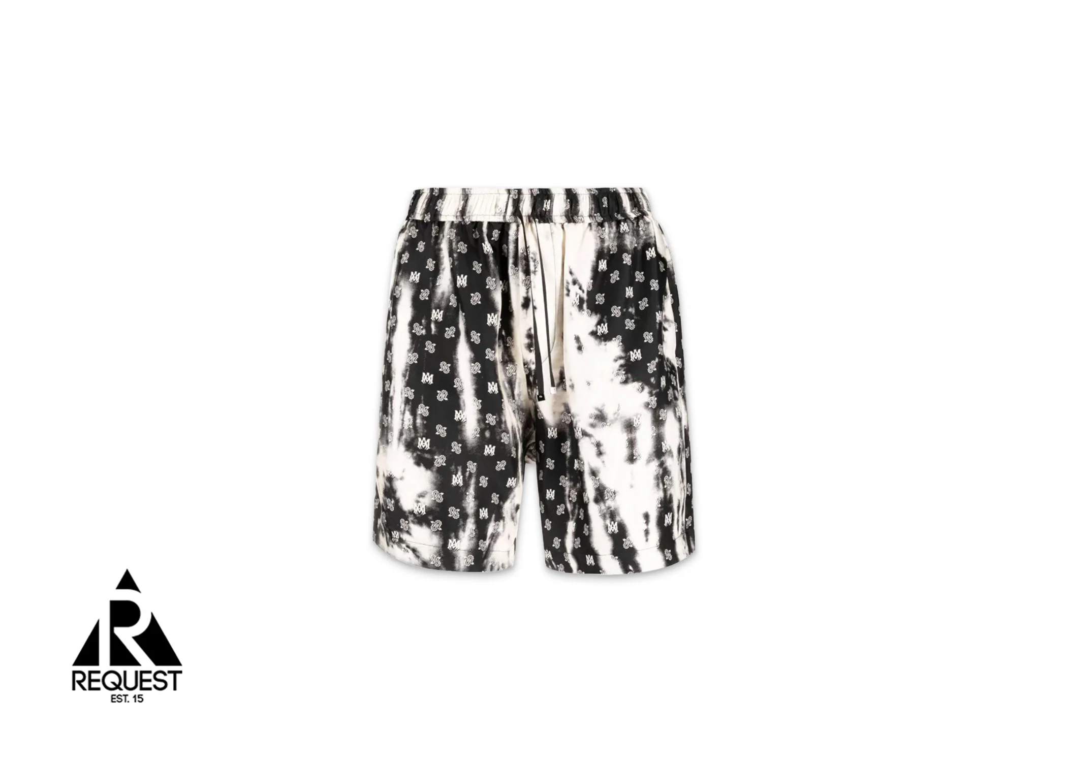 Monogram Pattern Shorts "Black White"