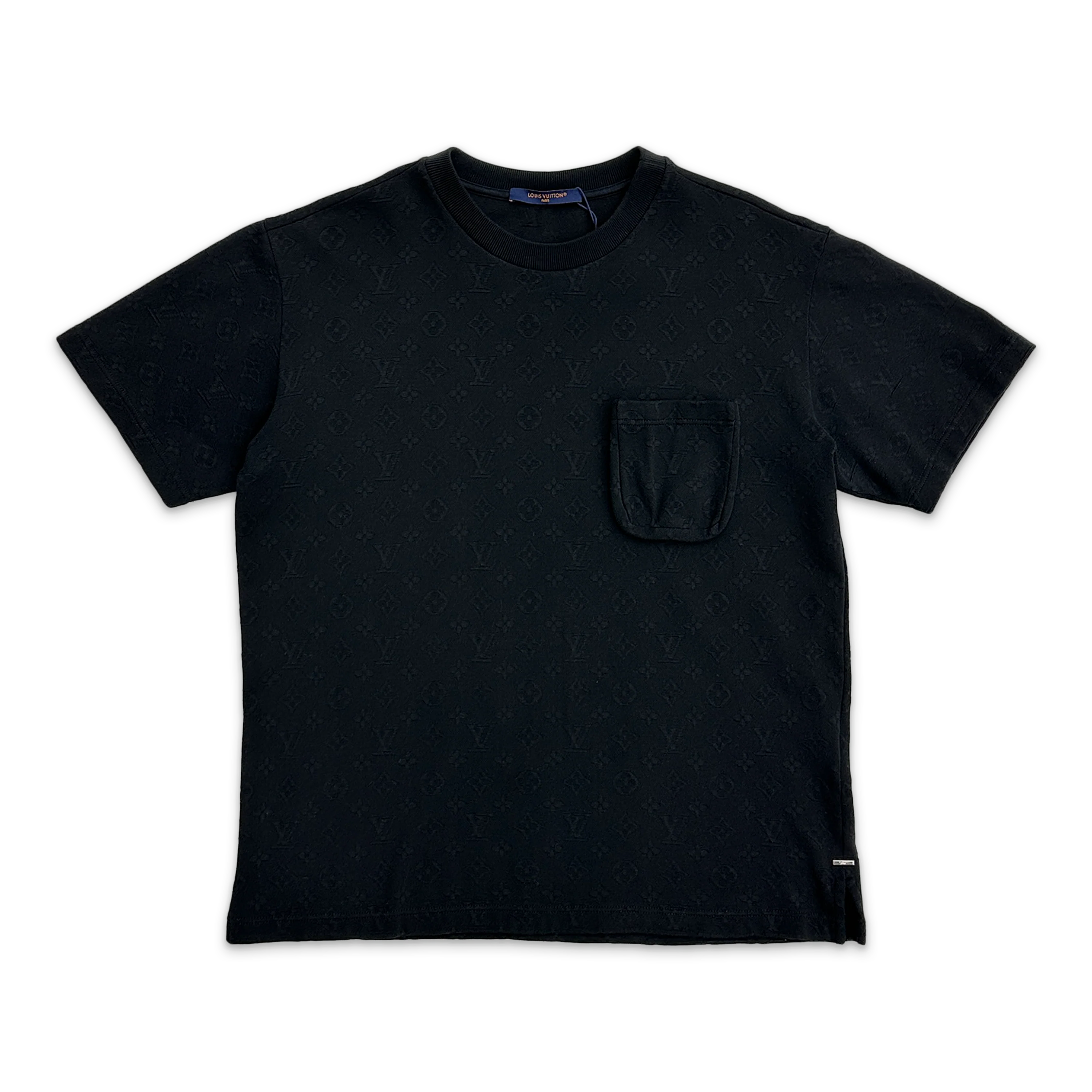 Monogram Pocket Pique Tee "Black"