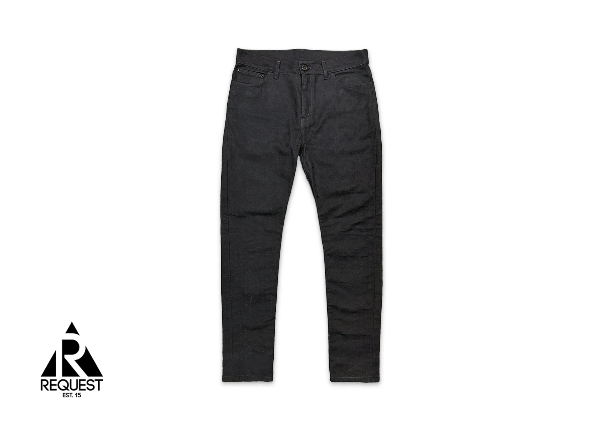 Monogram Slim Fit Jeans "Black"