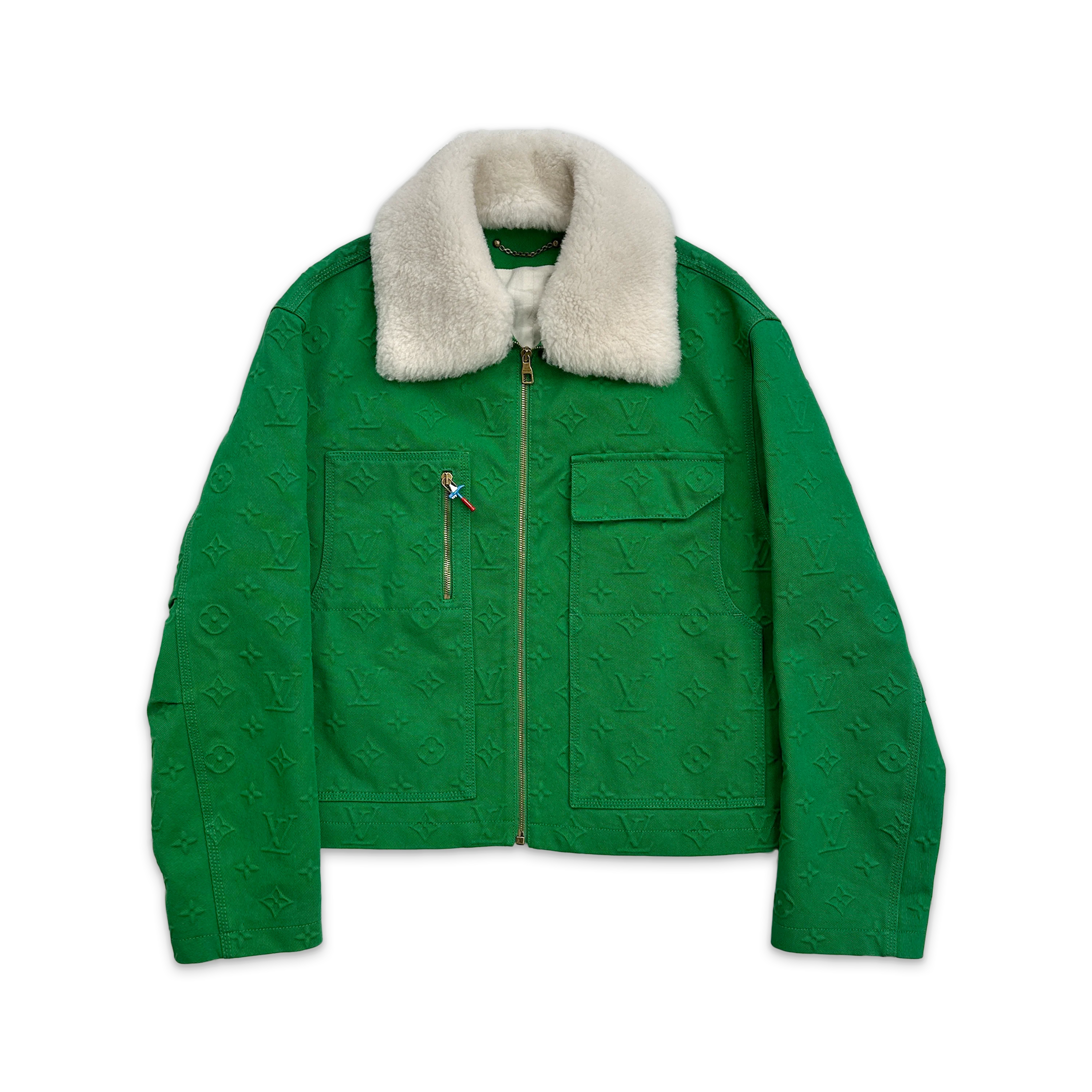 Monogram Workwear Denim Jacket "Green"