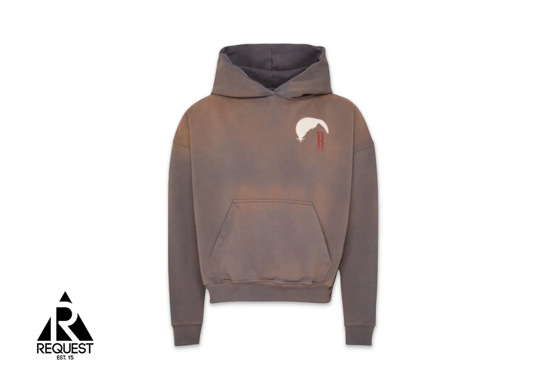 Moonlight Stamp Hoodie "Vintage Grey"