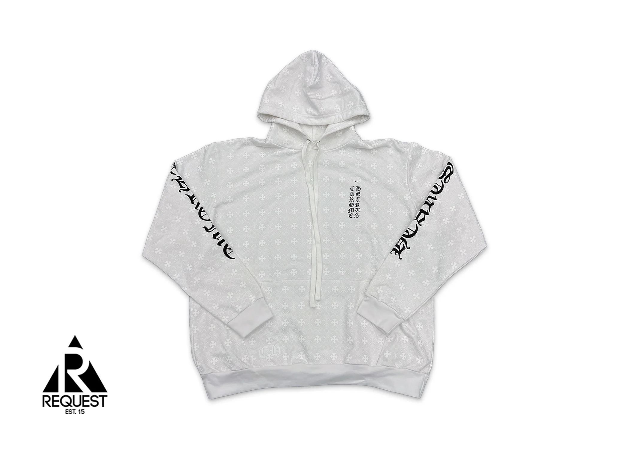 Motif Hoodie "White"