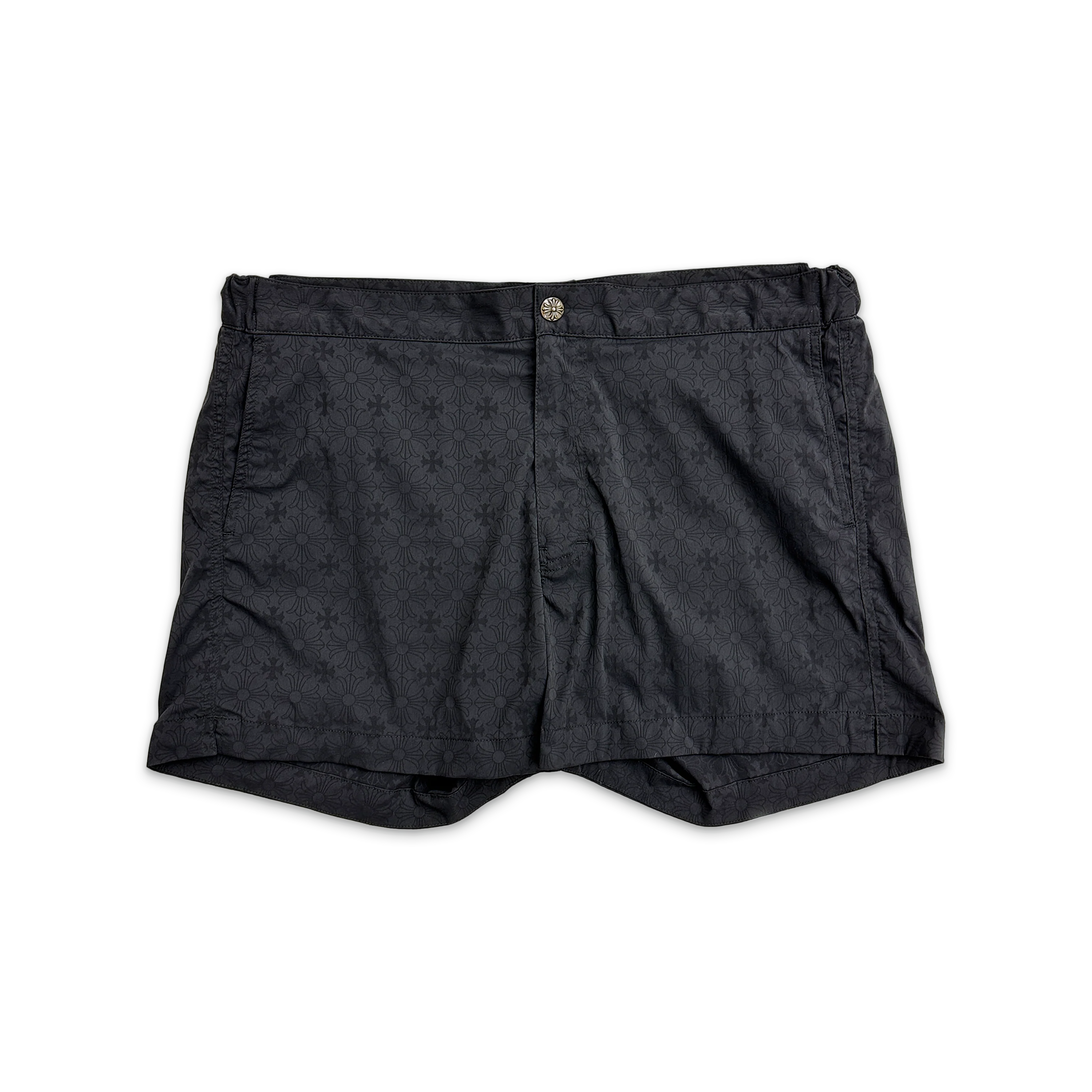 Motif Nylon Trunks "Black"