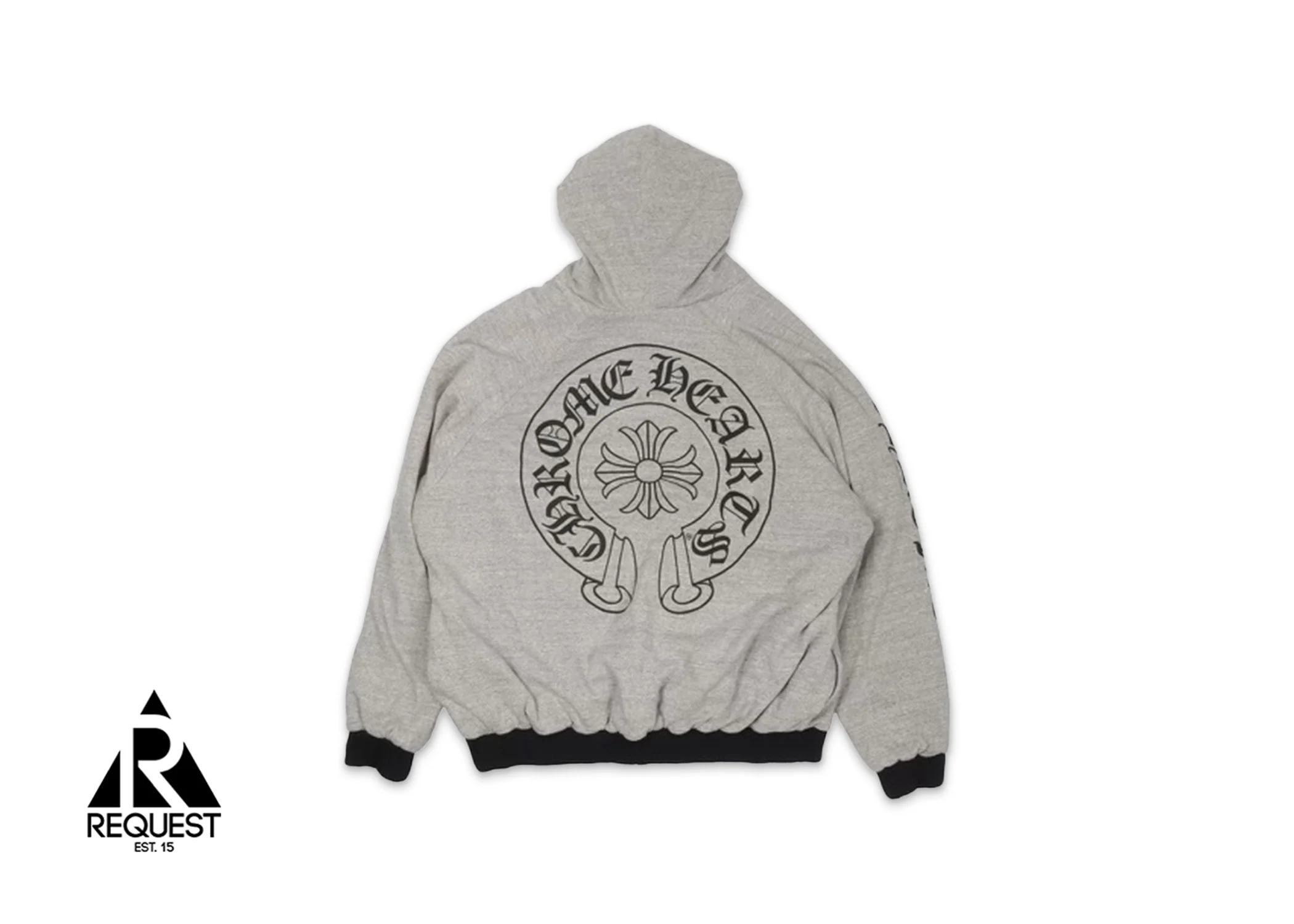 Motif Reversible Hooded Jacket "Black/Grey" - Image 4
