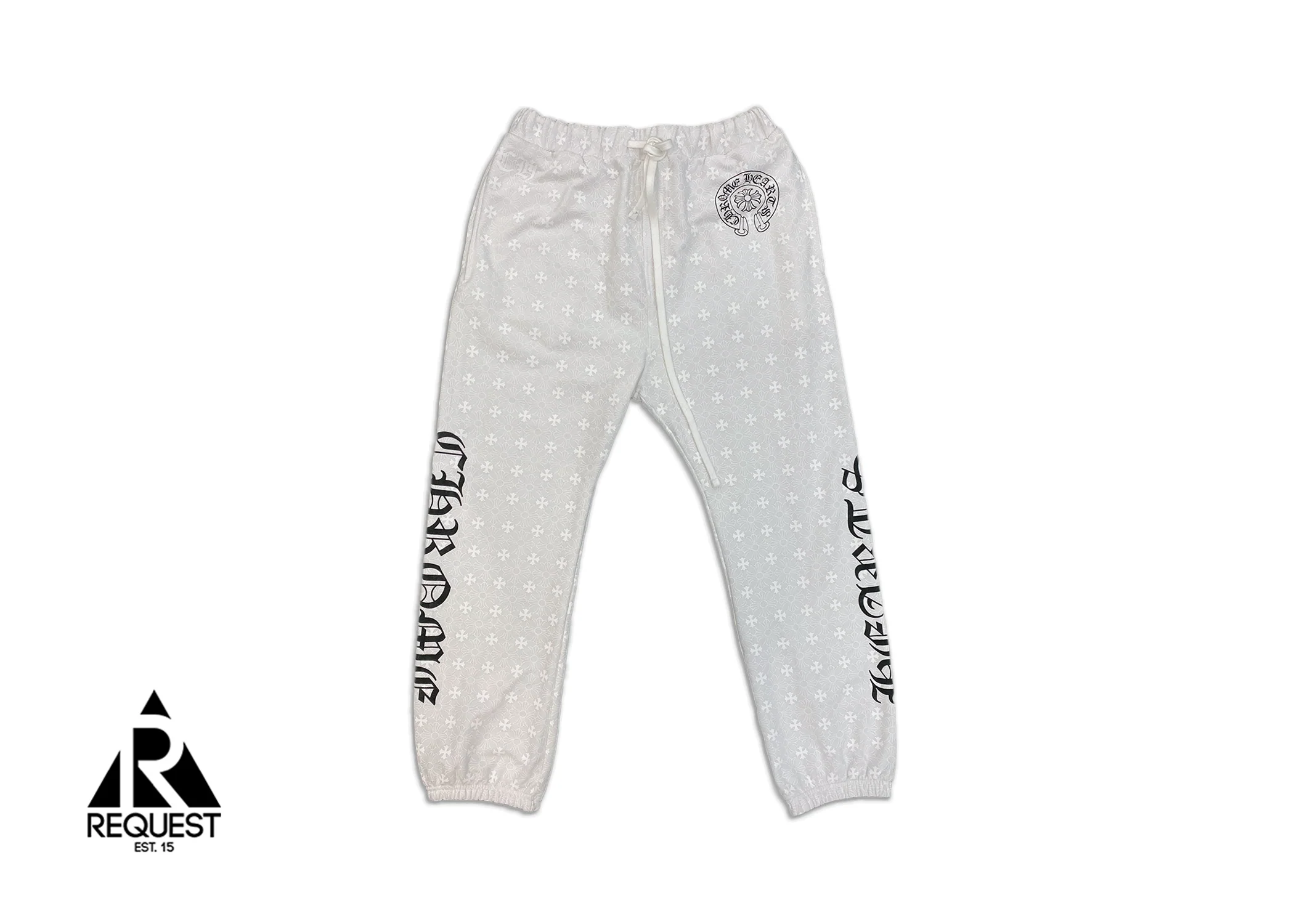 Motif Sweatpants "White"