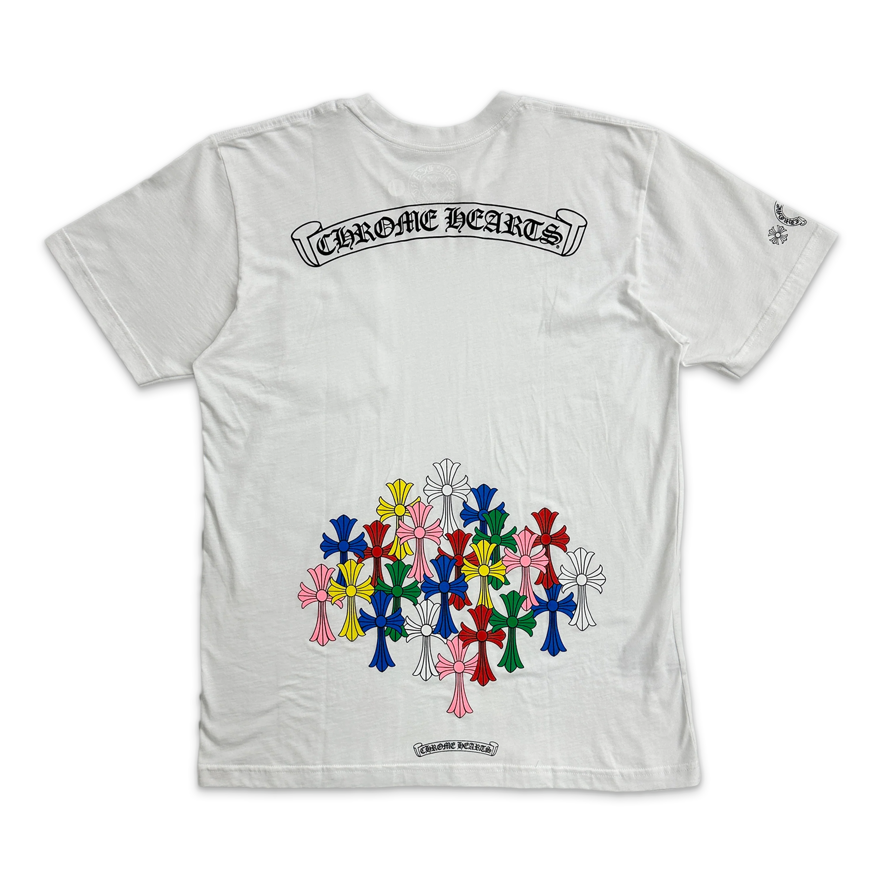 Multi Color Cemetery Scroll Tee "White" - Image 2