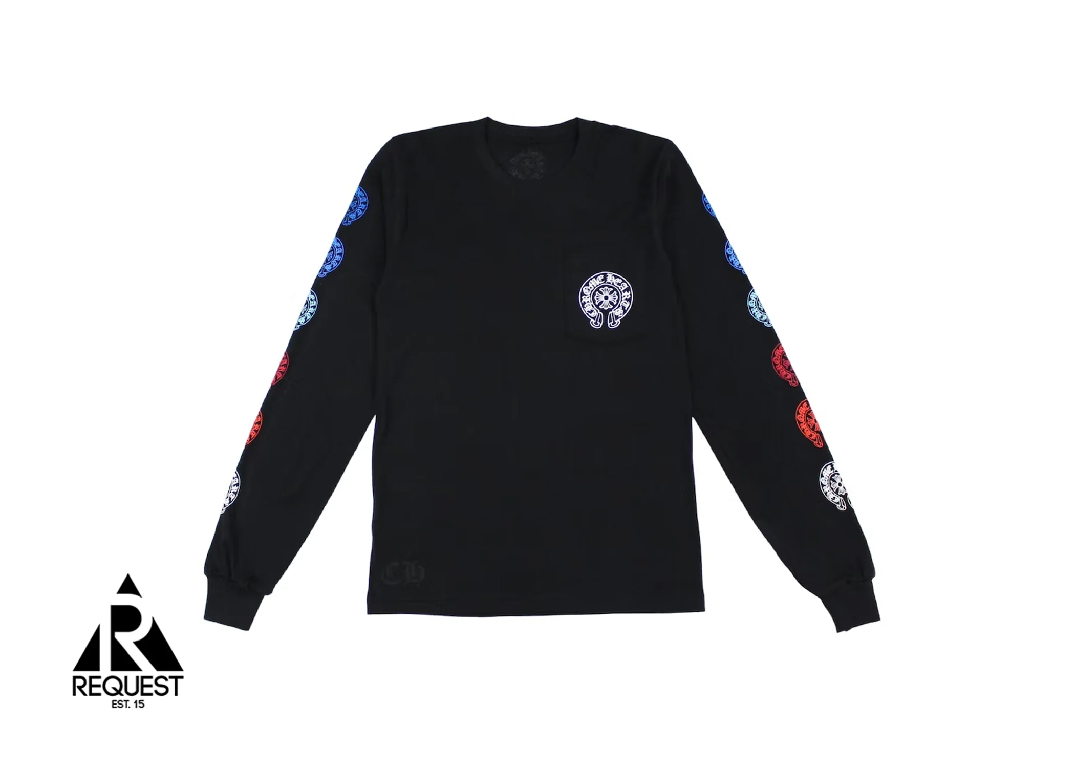 Multi Horseshoe L/S Tee "Black"