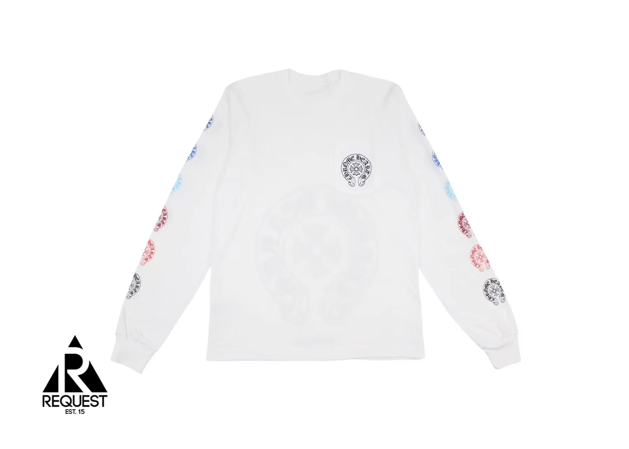 Multi Horseshoe L/S Tee "White"