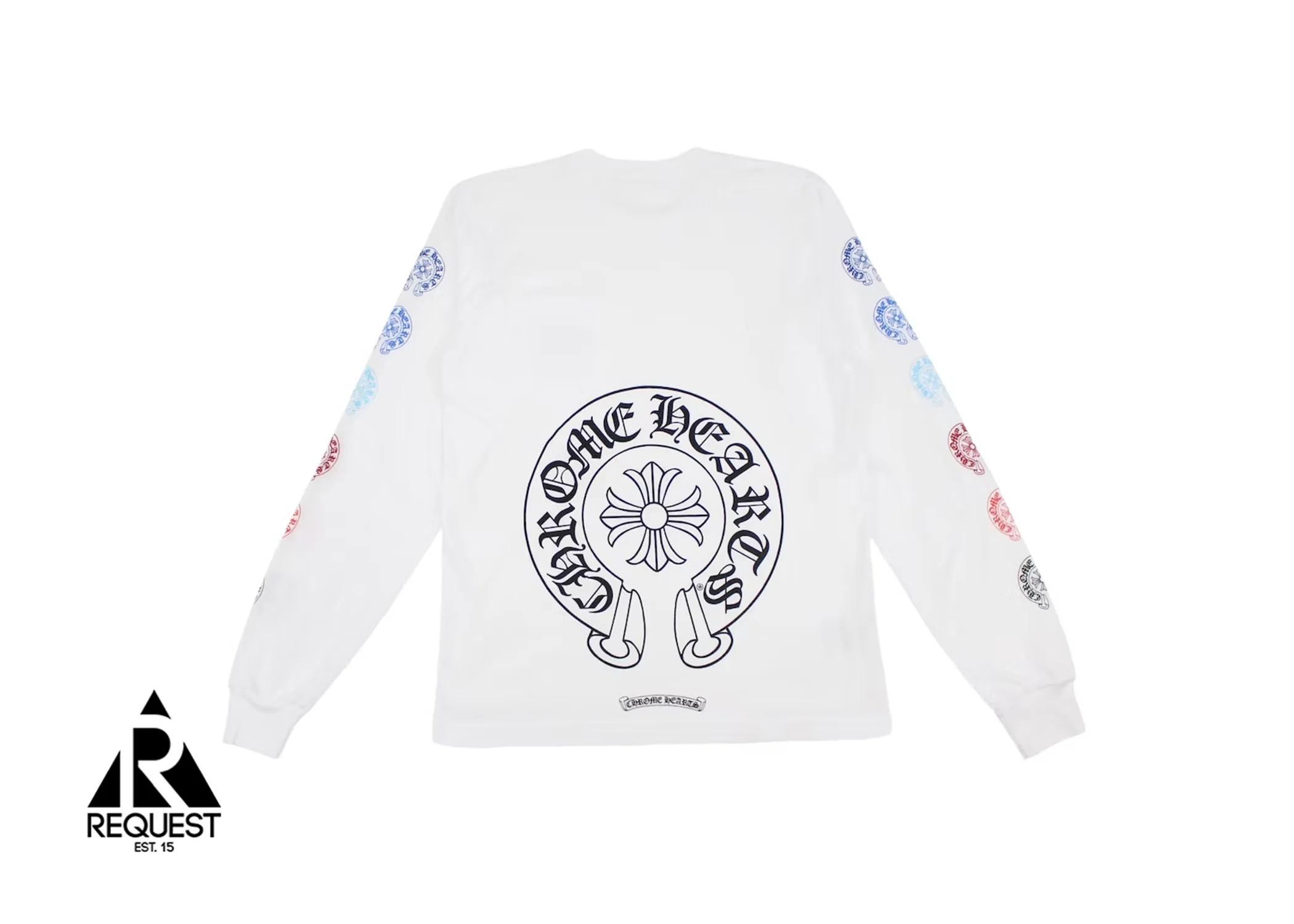Multi Horseshoe L/S Tee "White" - Image 2