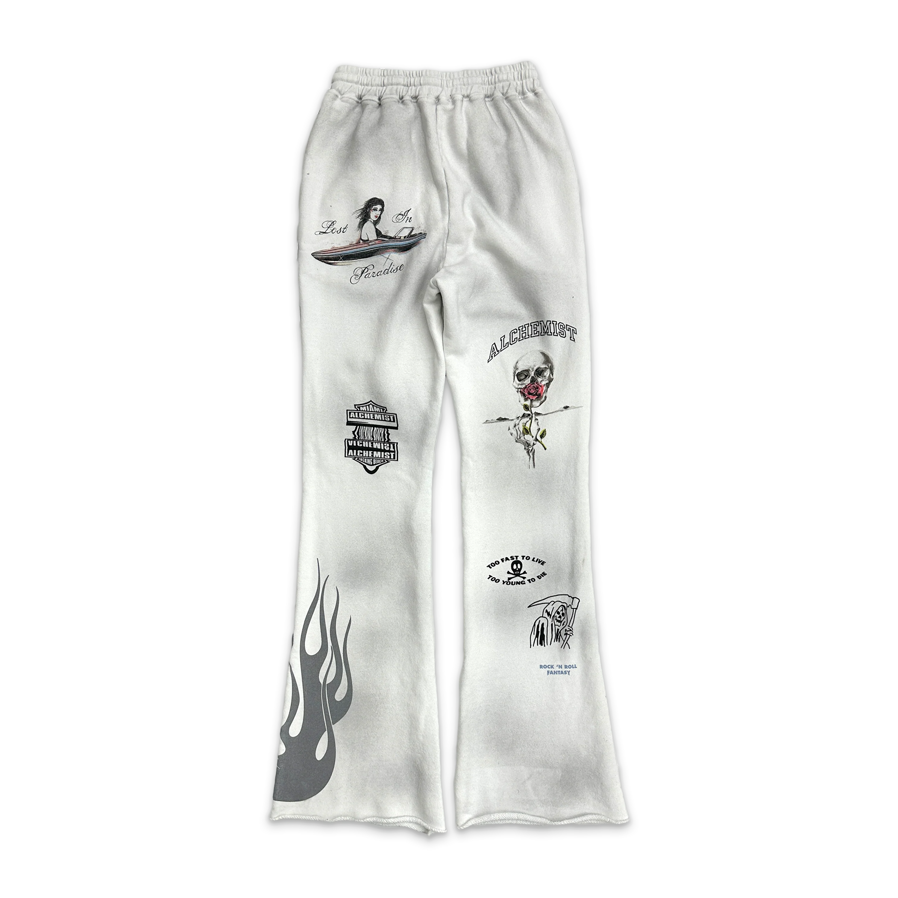 Multi Print Atelier Joggers “Dirty White Opal" - Image 2