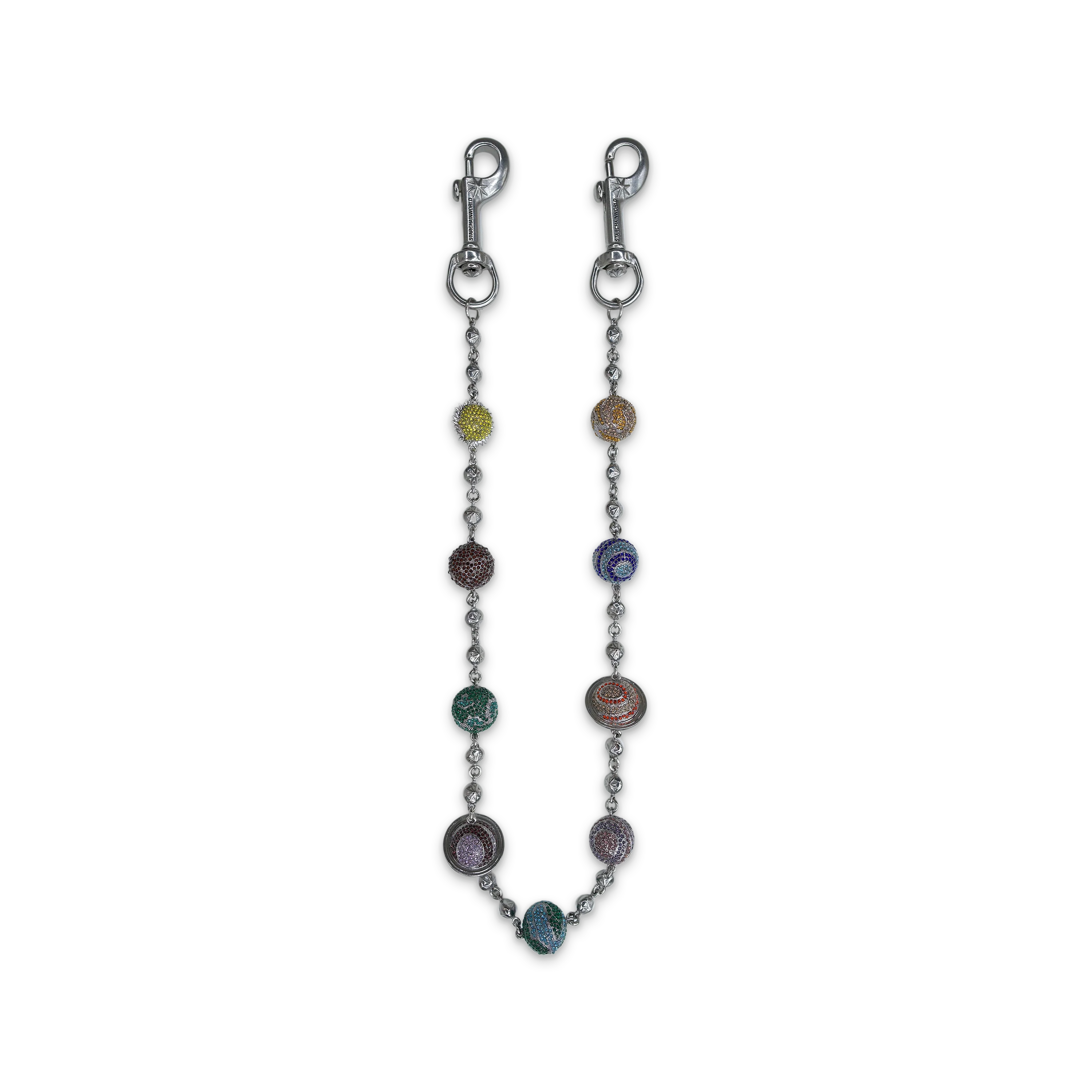 Multicolor Solar System Wallet Chain - Large Planets