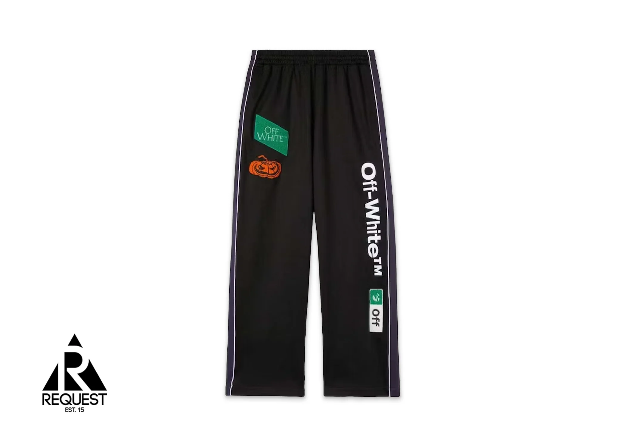 Multilogo Skate Trackpants "Black White"