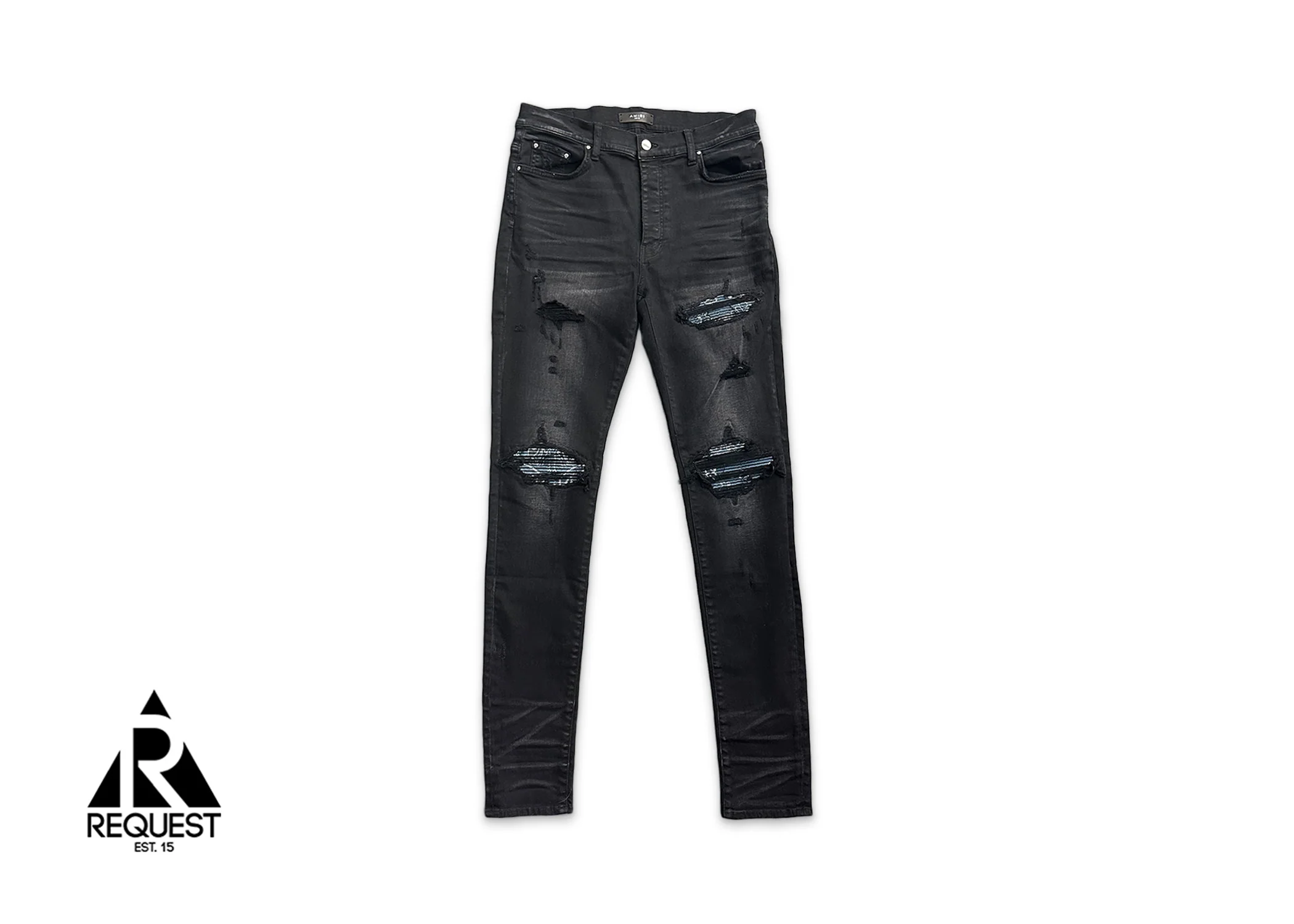 MX1 Blue Bandana Denim "Aged Black"