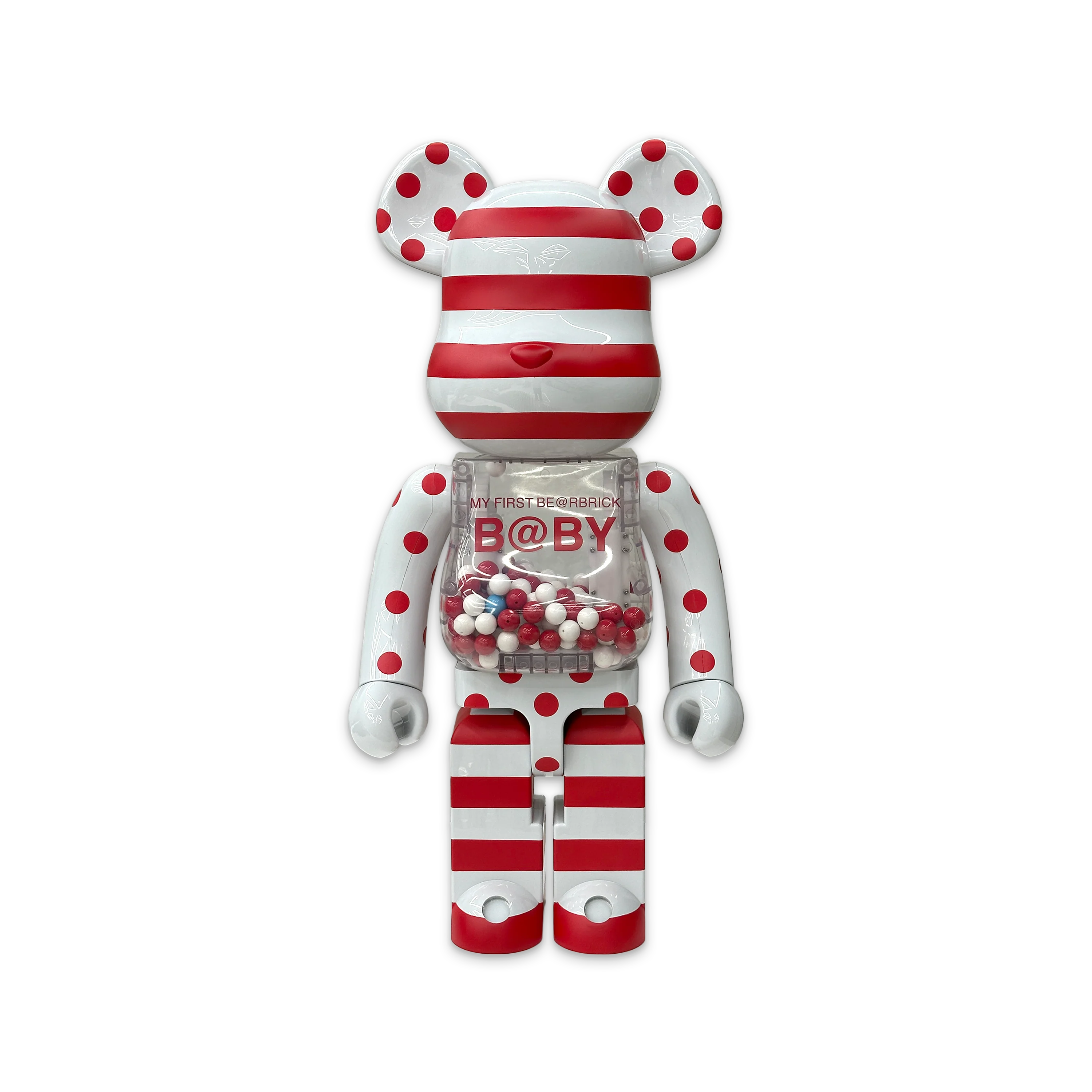 My First Baby Bearbrick 1000% "Red & Silver Chrome Ver."