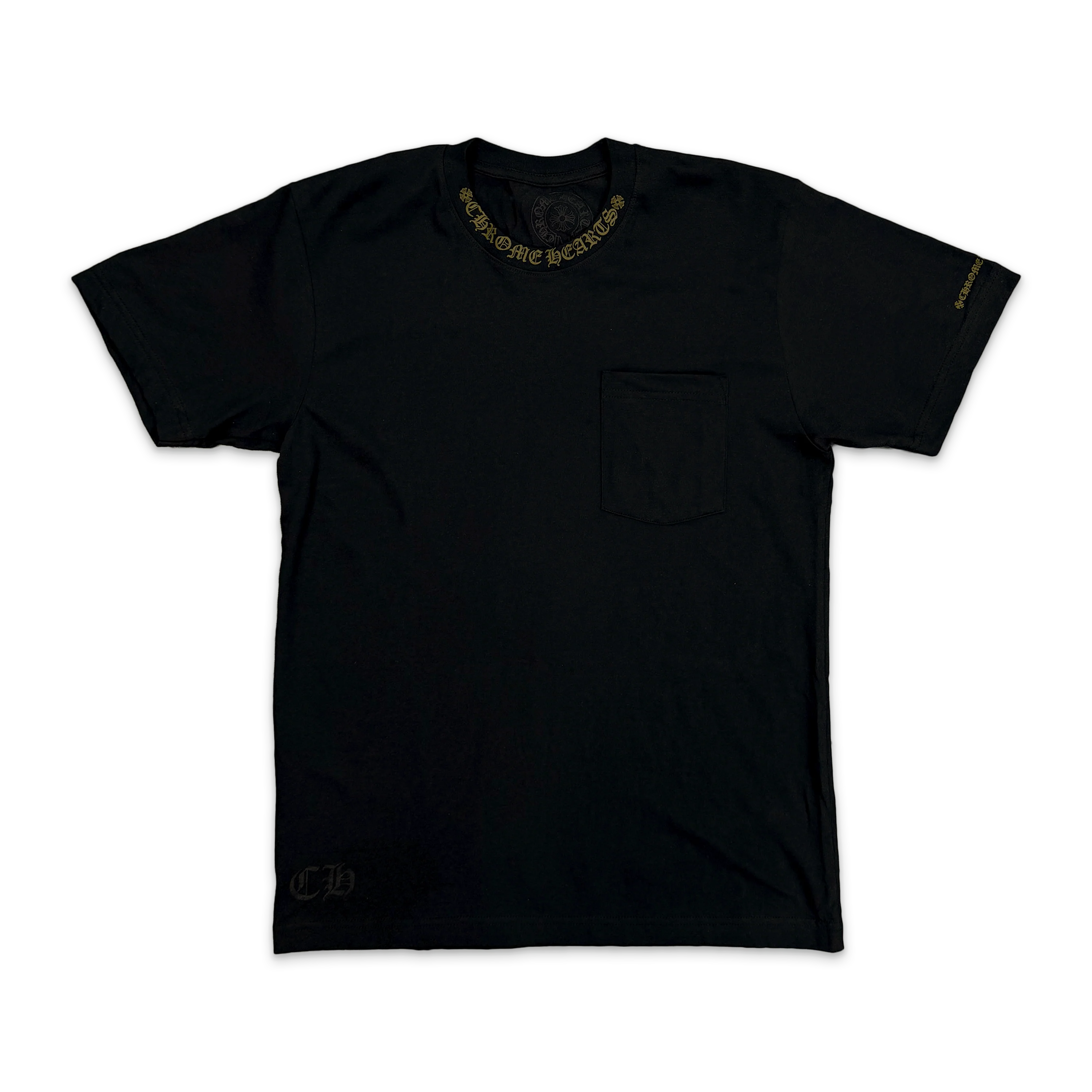 Neck Logo Pocket Tee "Army Green"