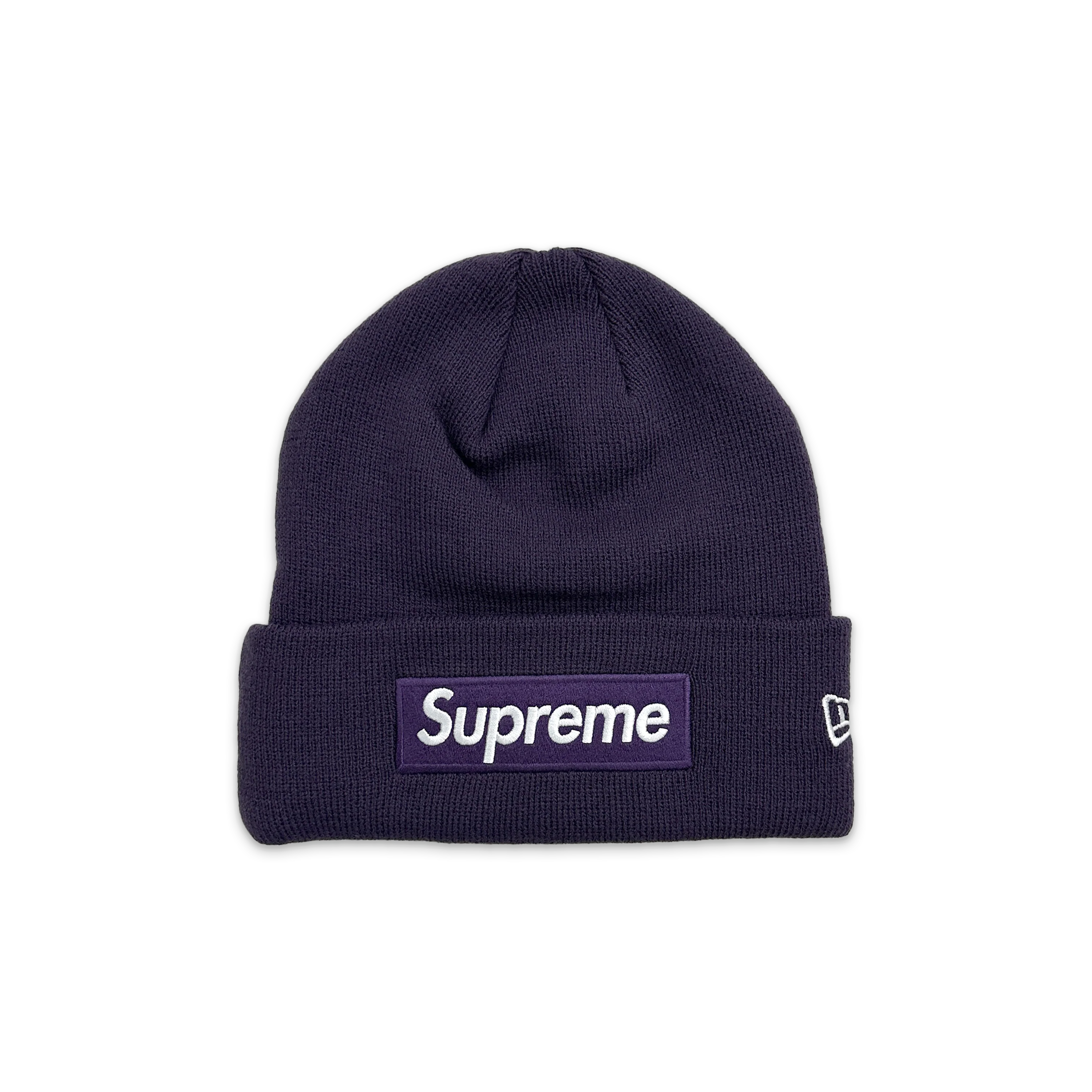 New Era Box Logo Beanie FW23 "Dark Purple"