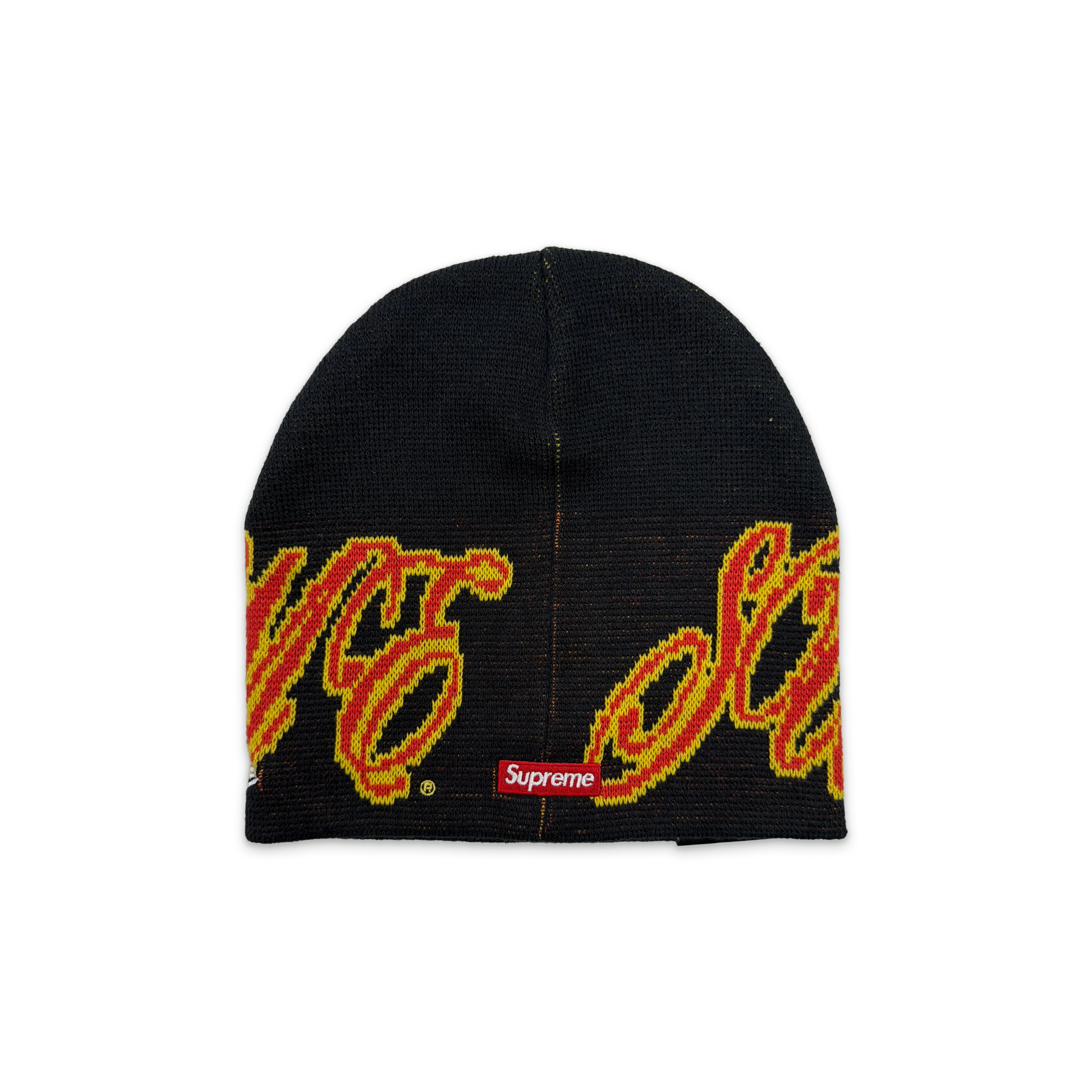 New Era Cursive Beanie "Navy" - Image 2