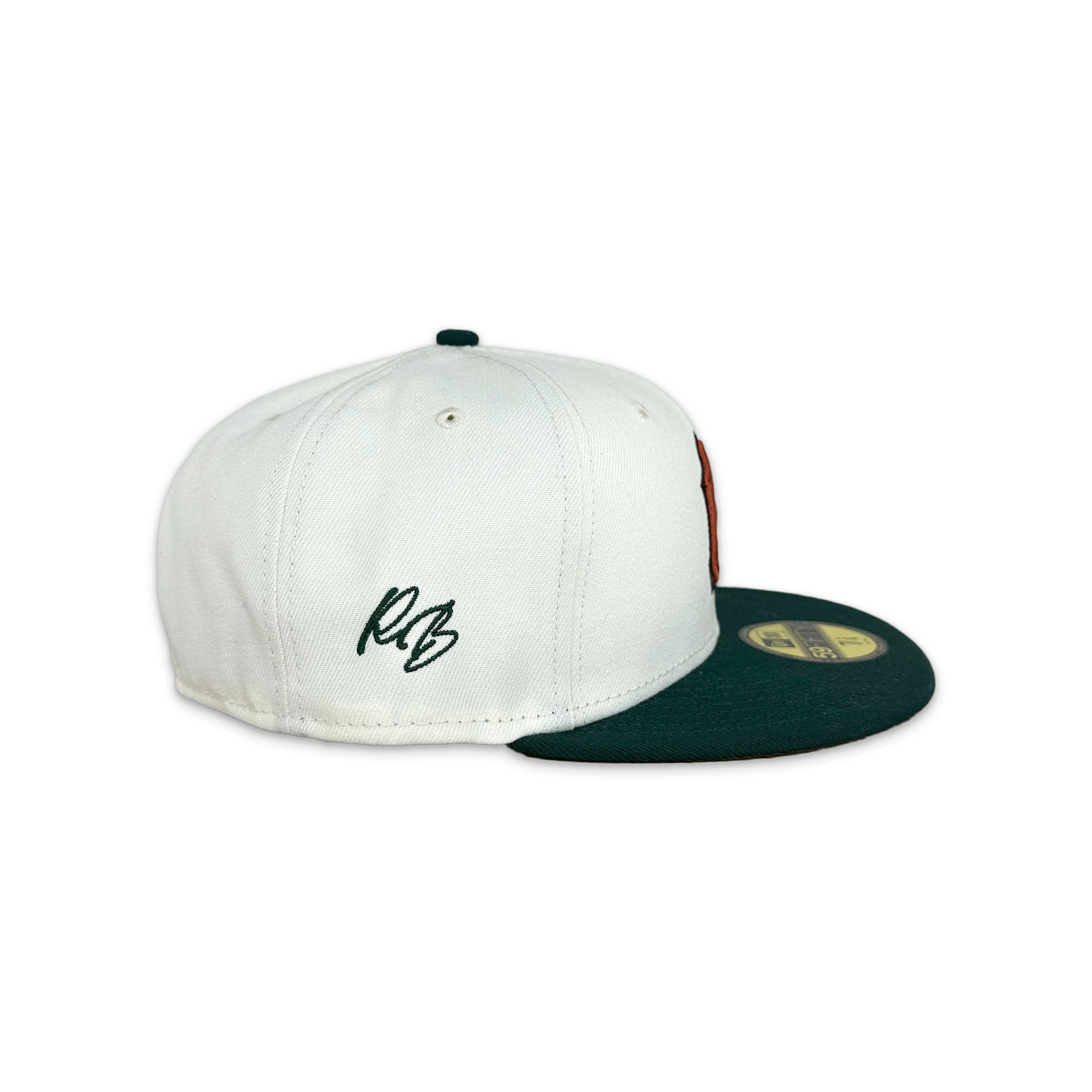 New Era Request Exclusive Fitted Hat Yankees "Sail/Pine" - Image 3