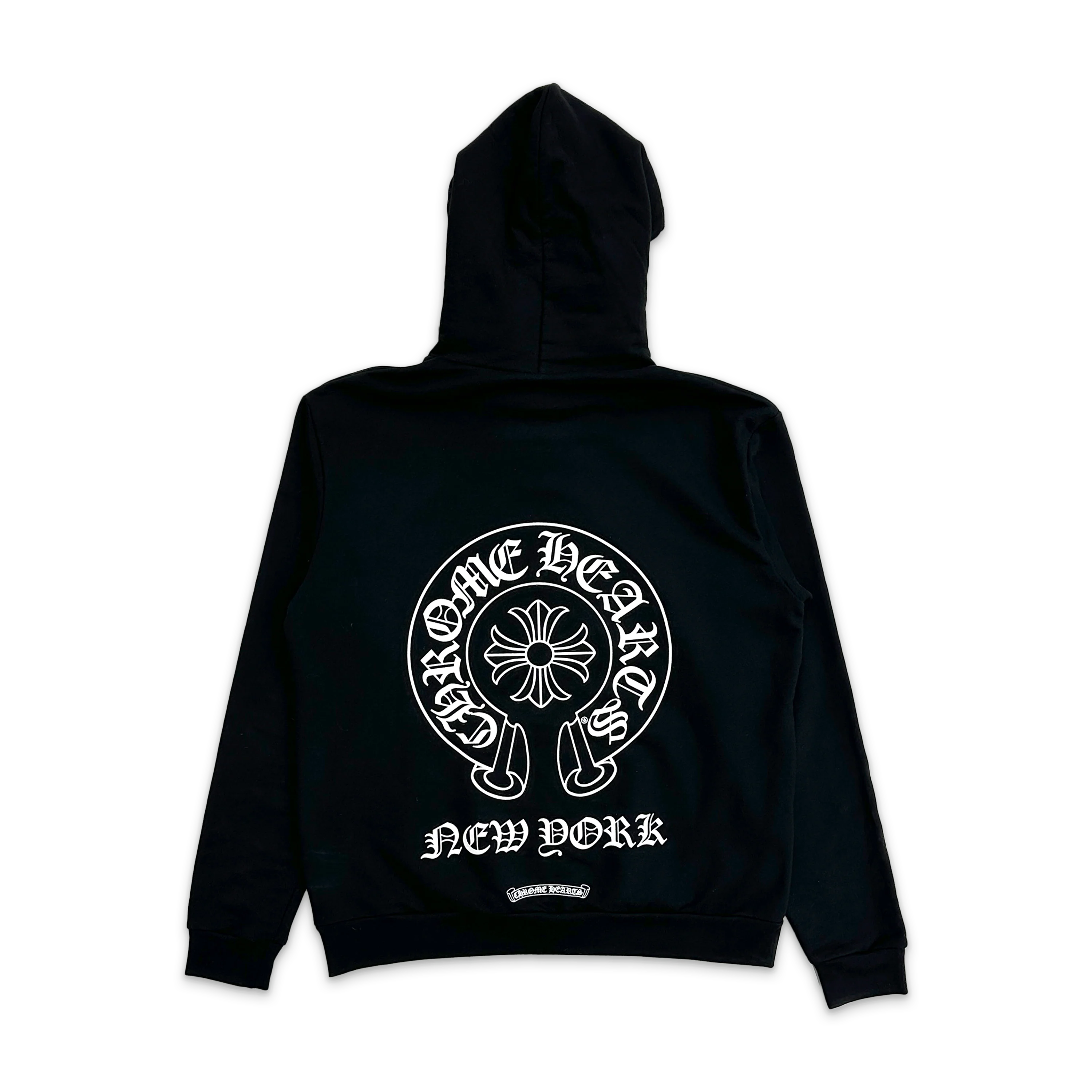 New York Horseshoe Hoodie "Black" - Image 2