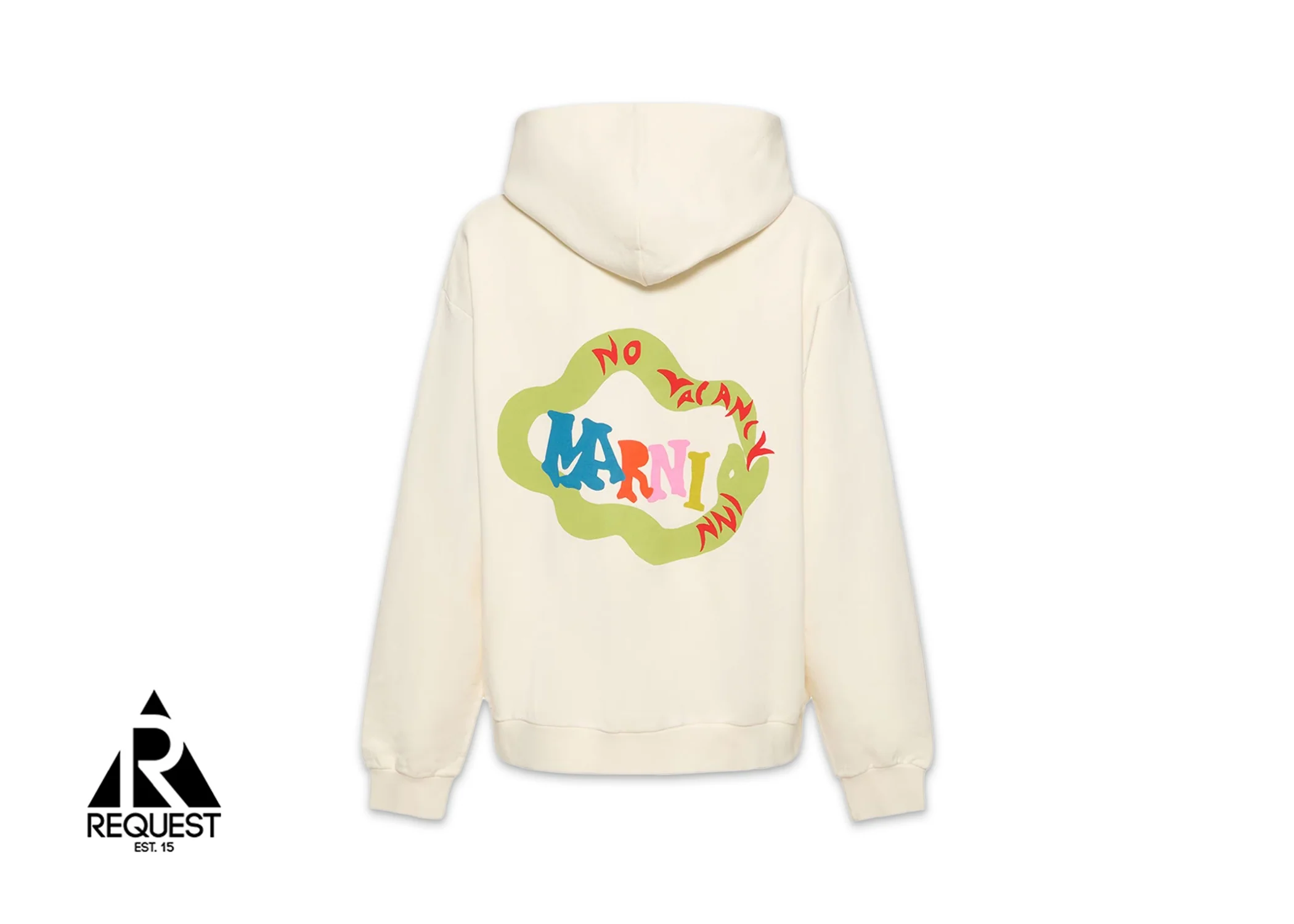 No Vacancy Inn High Summer Hoodie "White" - Image 2