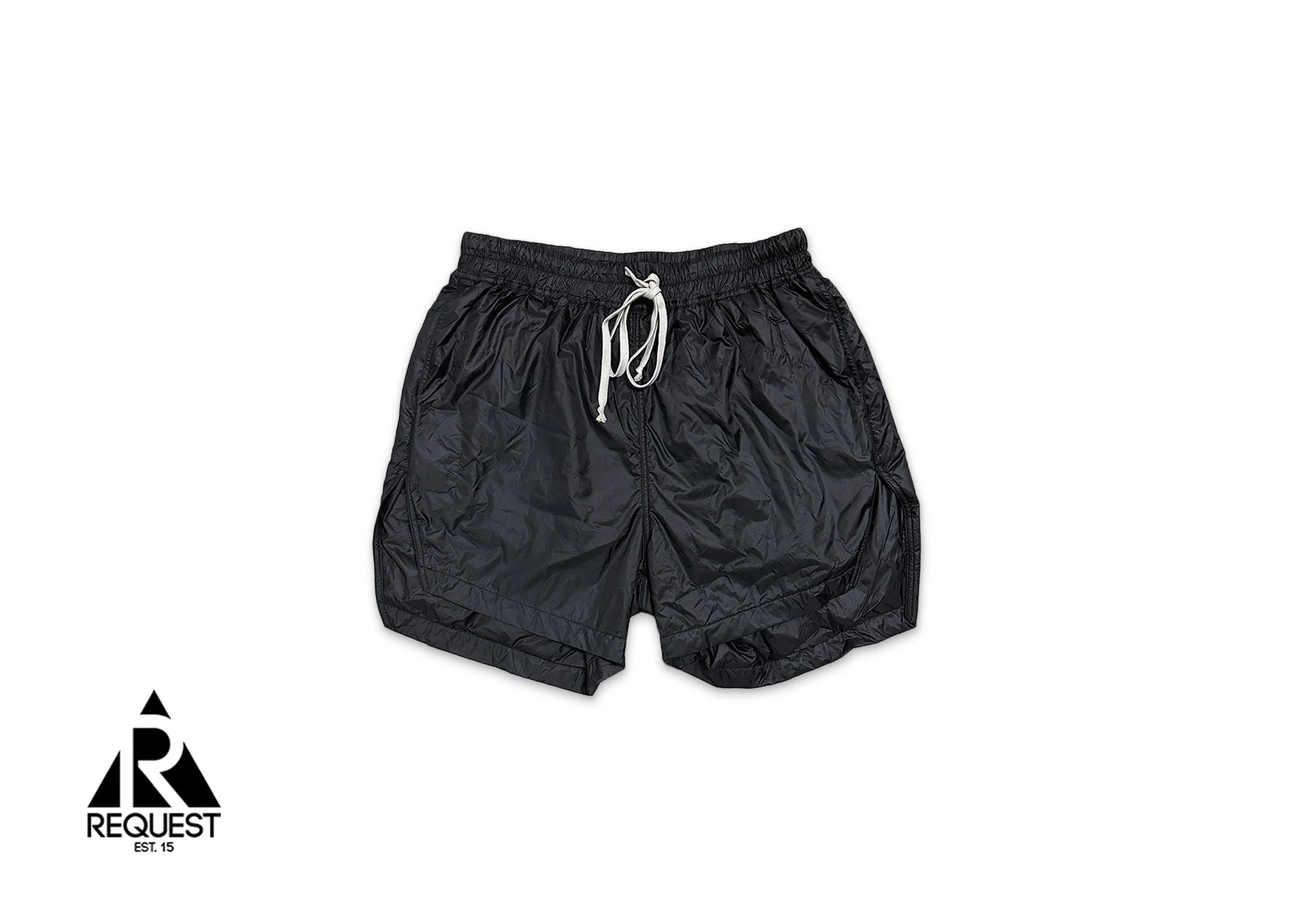 Nylon Boxer Shorts "Black"