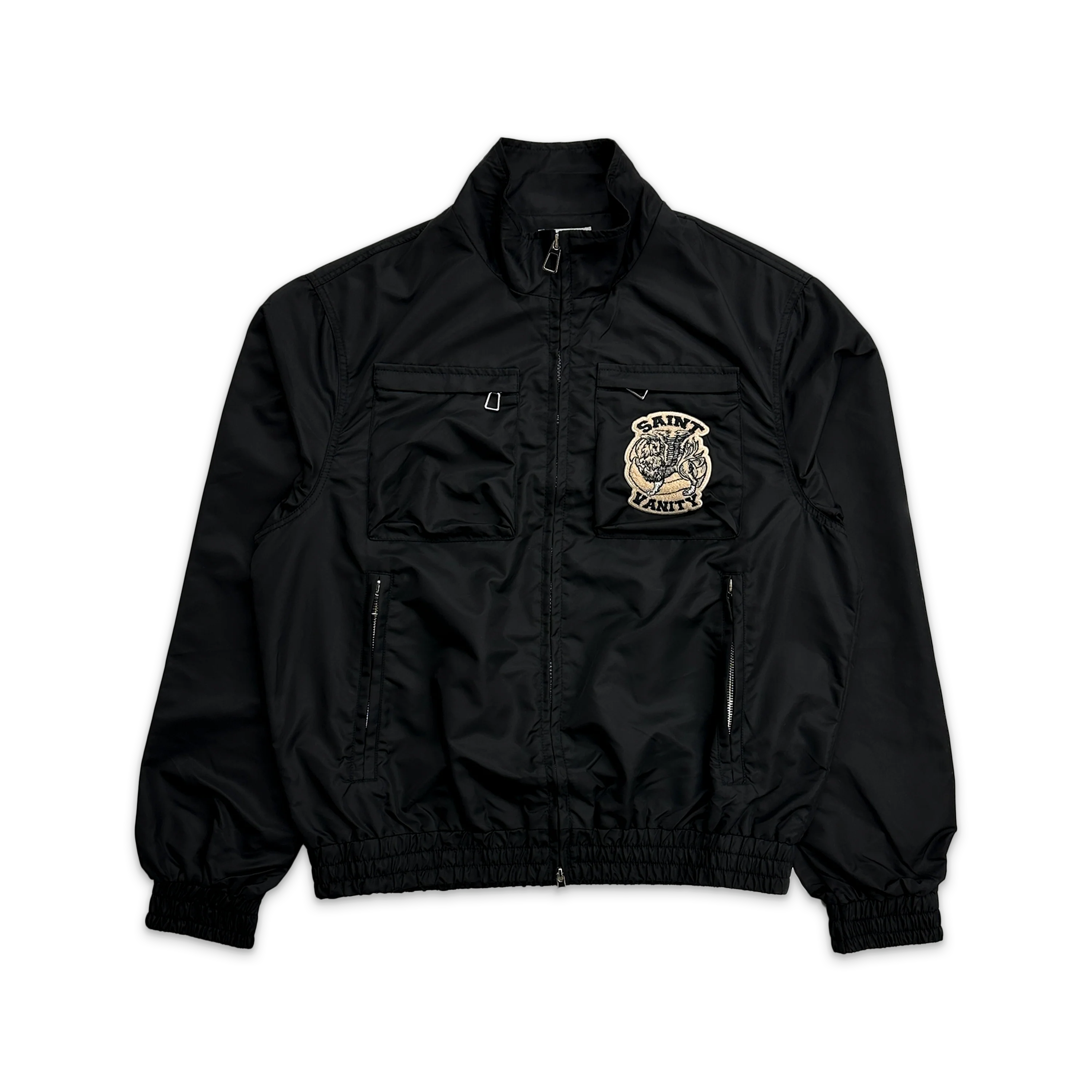 Nylon Cargo Jacket "Black"