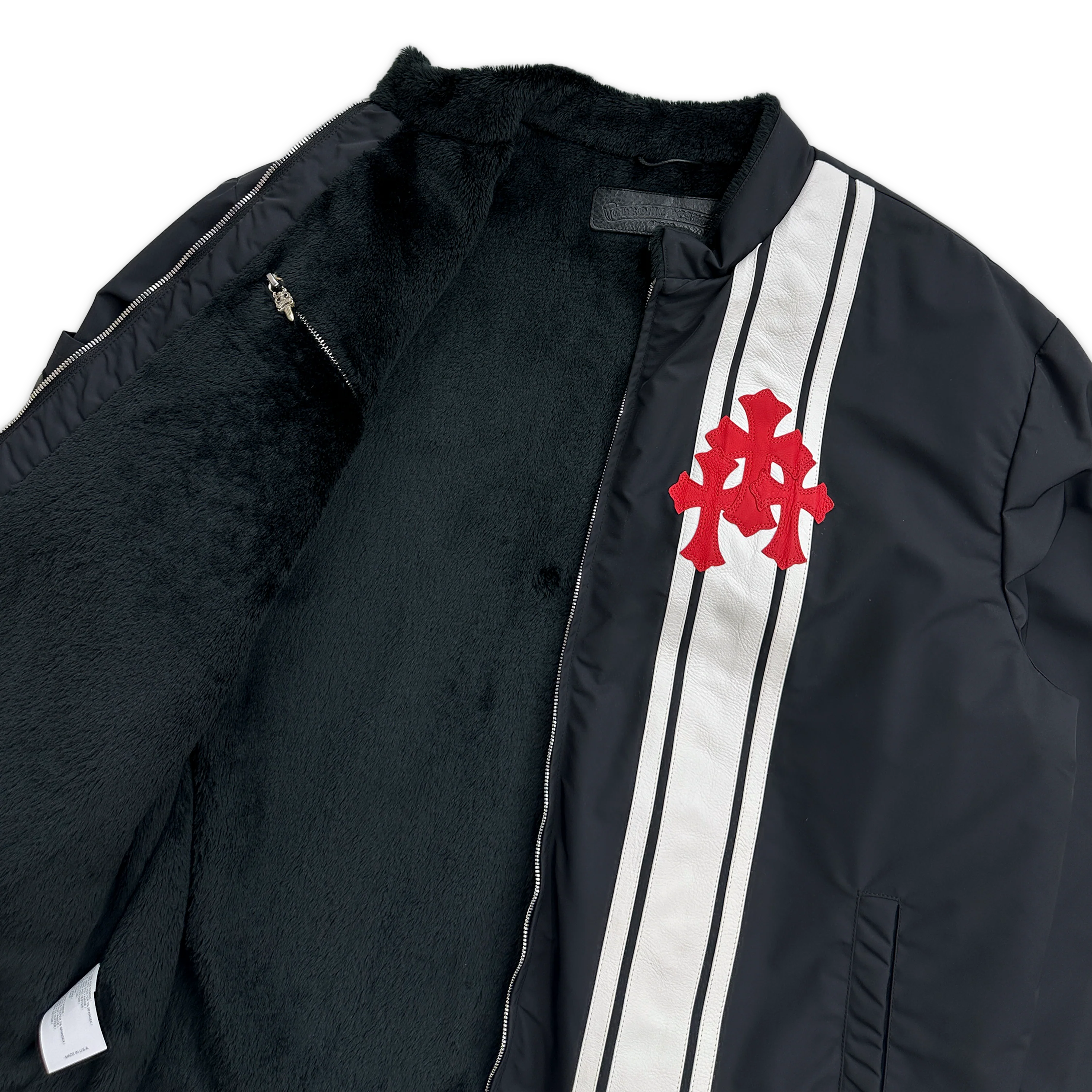 Nylon Cobra Jacket Red Crosses "Black" - Image 2