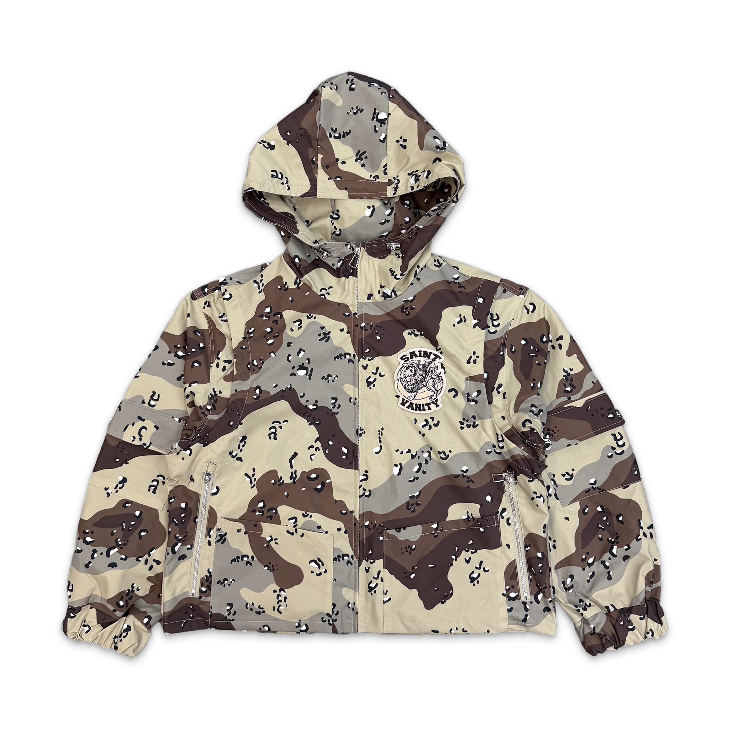 Nylon Hooded Jacket "Desert Camo"