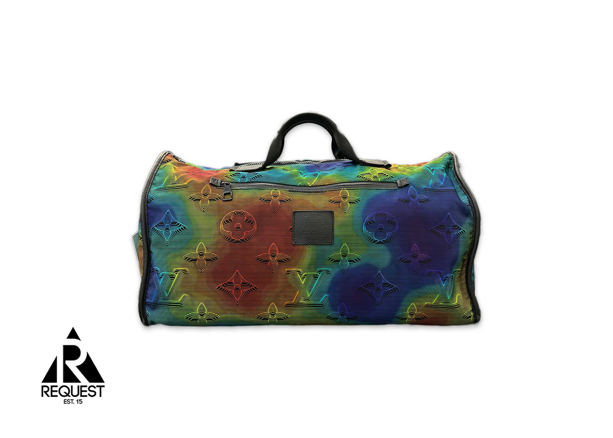 Nylon Reversible Keepall Bandouliere 50 "Multicolor Monogram 3D 2054" - Image 2