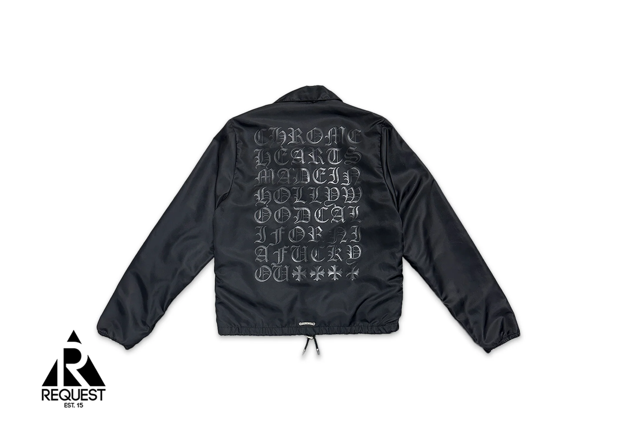 Nylon Riggins Coaches Jacket "Black" - Image 2