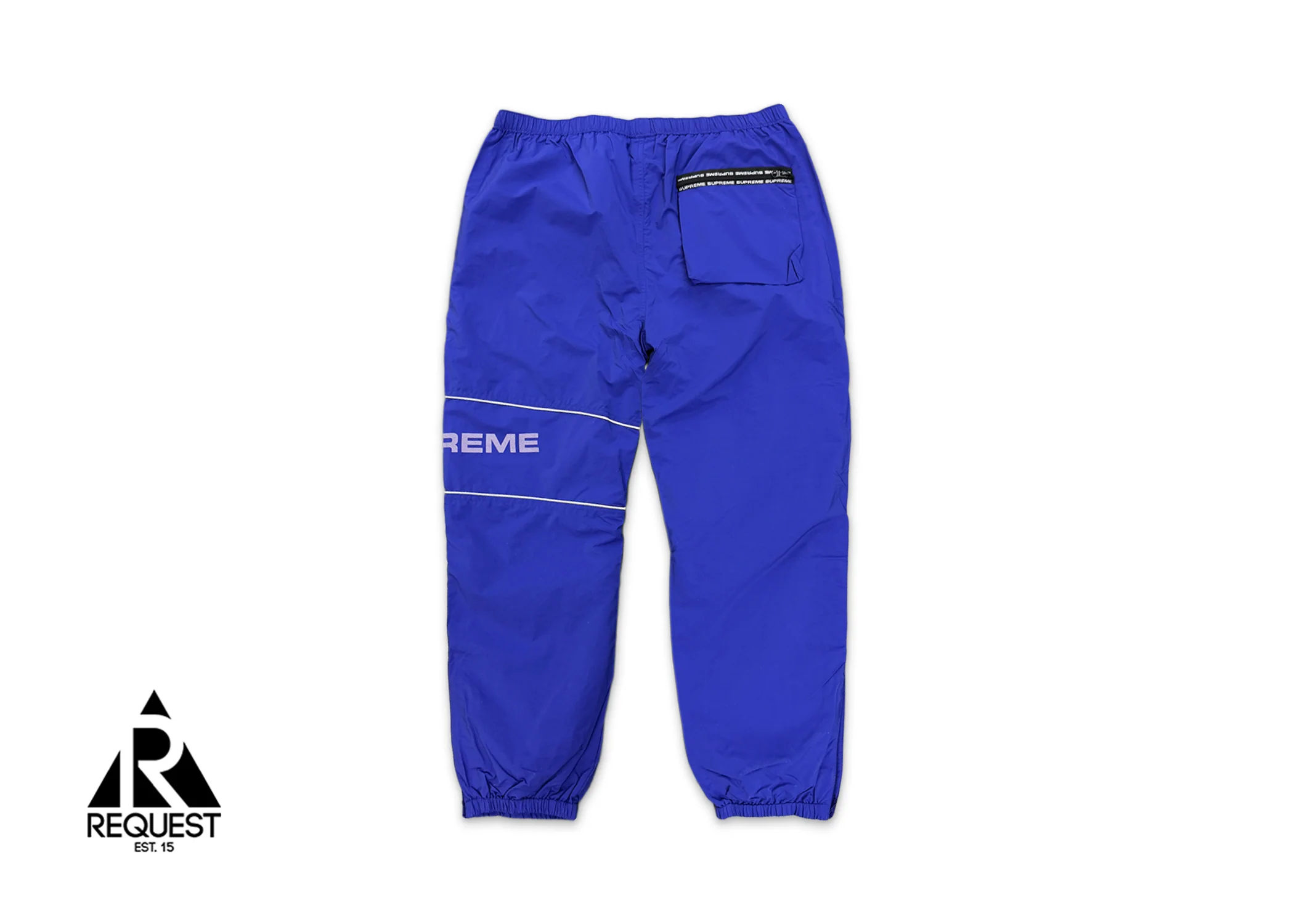 Nylon Ripstop Waterproof Track Pants "Blue" (SS19) - Image 2