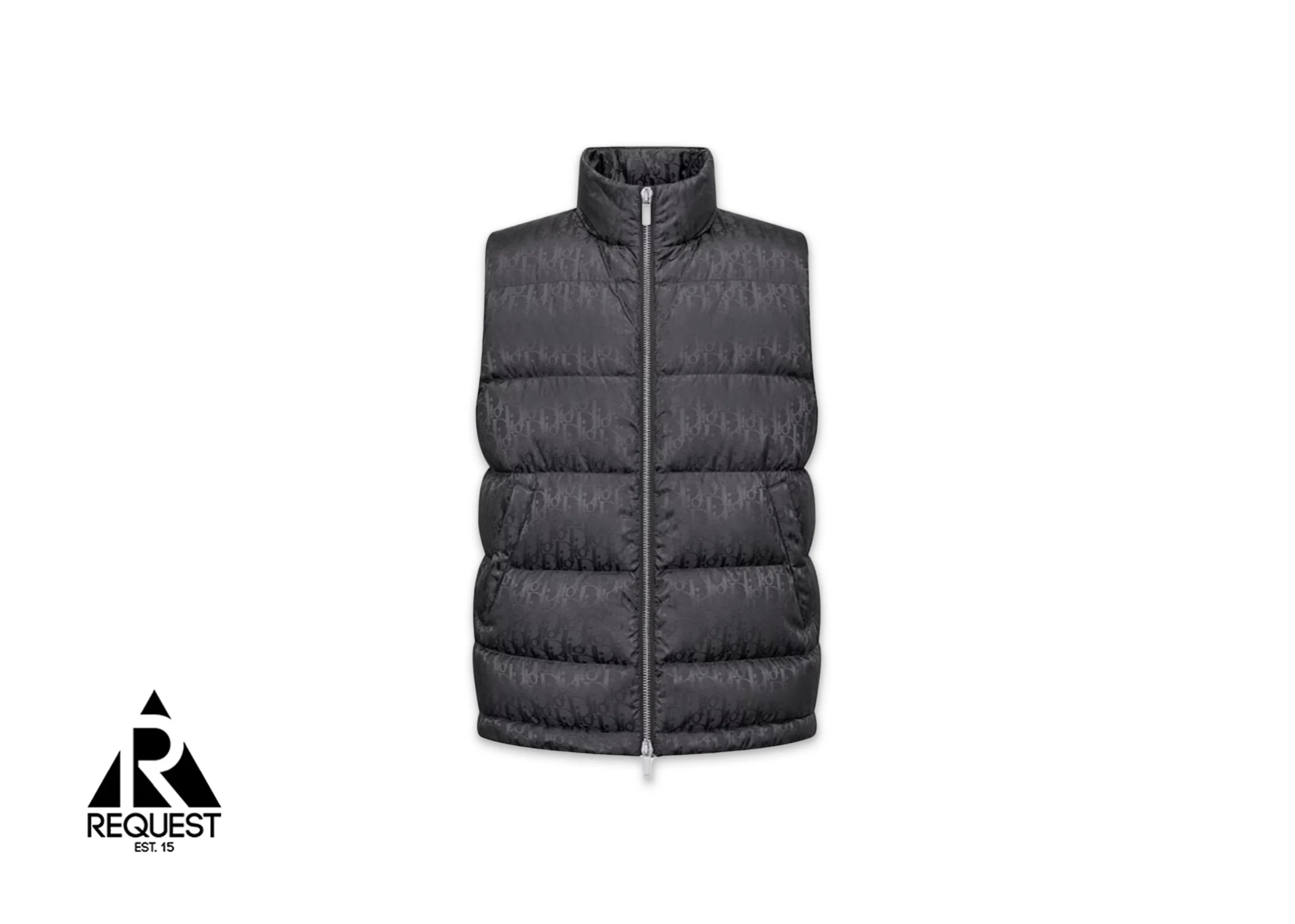 Oblique Down Vest "Black"