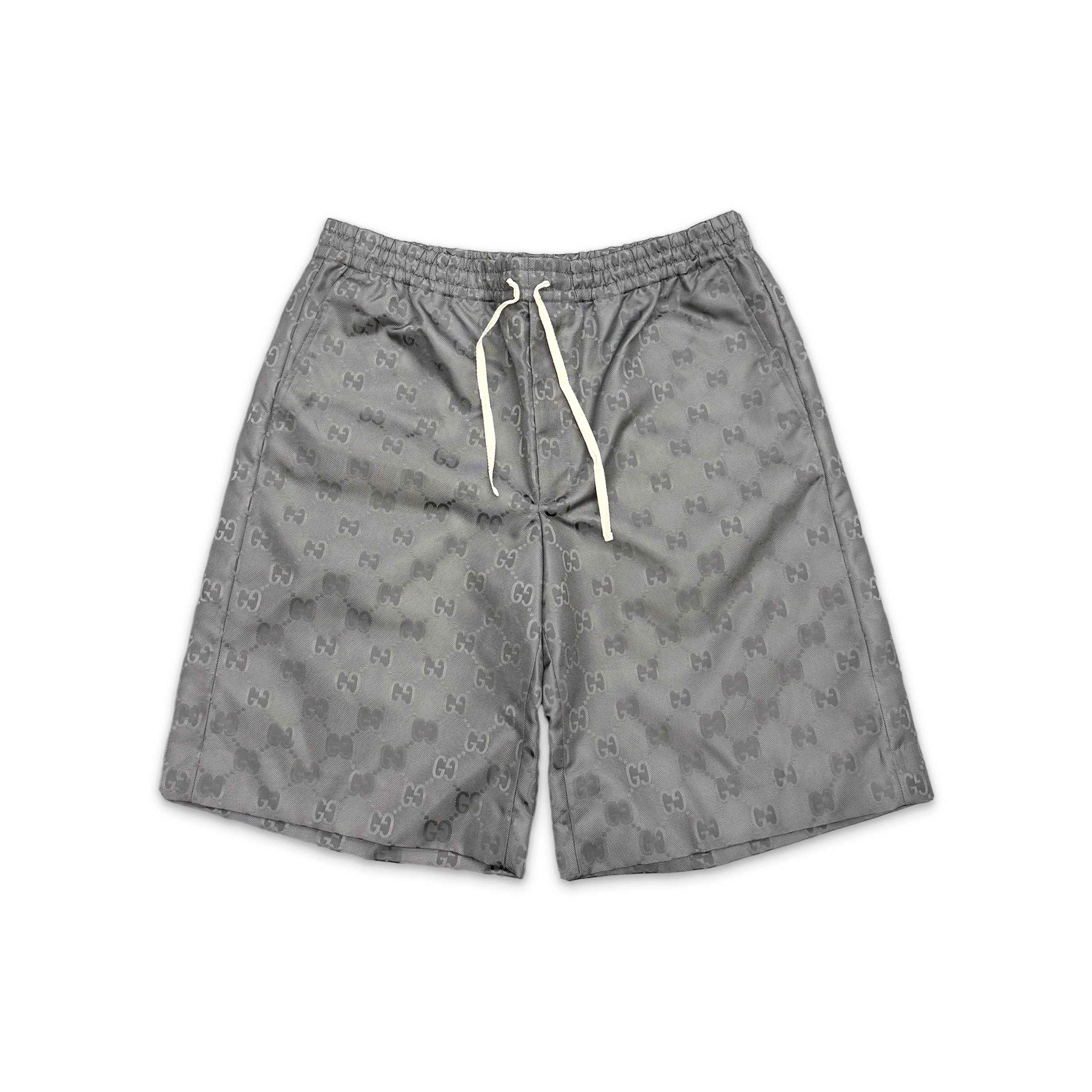 Off The Grid Monogram Shorts "Grey"