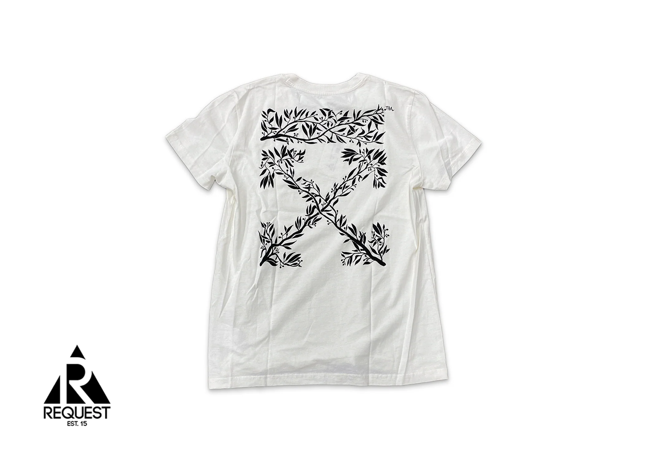 Off-White Leaves Casual Tee "White" - Image 2